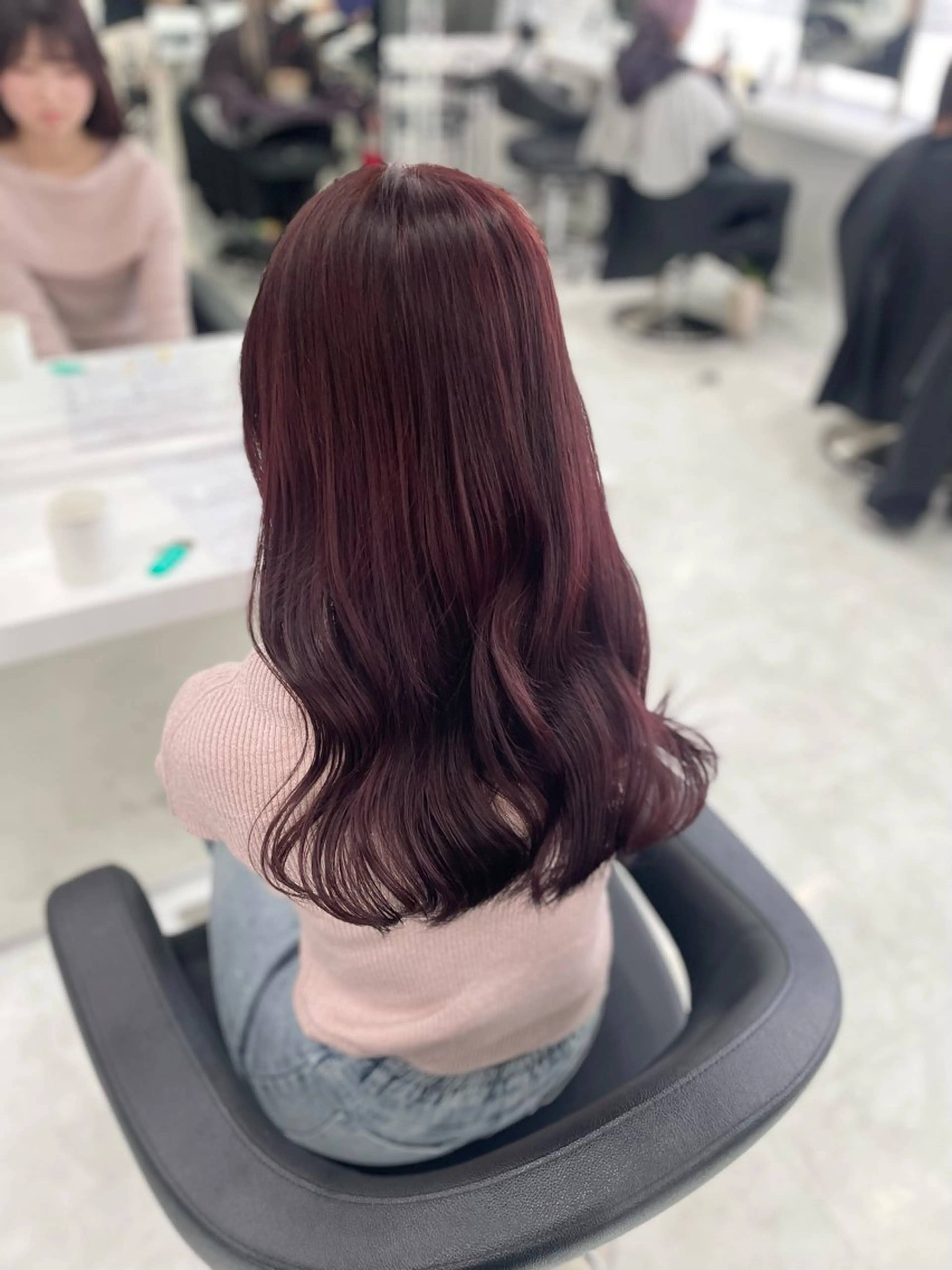 セミロング カラー 💗トレンドモテヘア Natsumi 💗のヘアスタイル