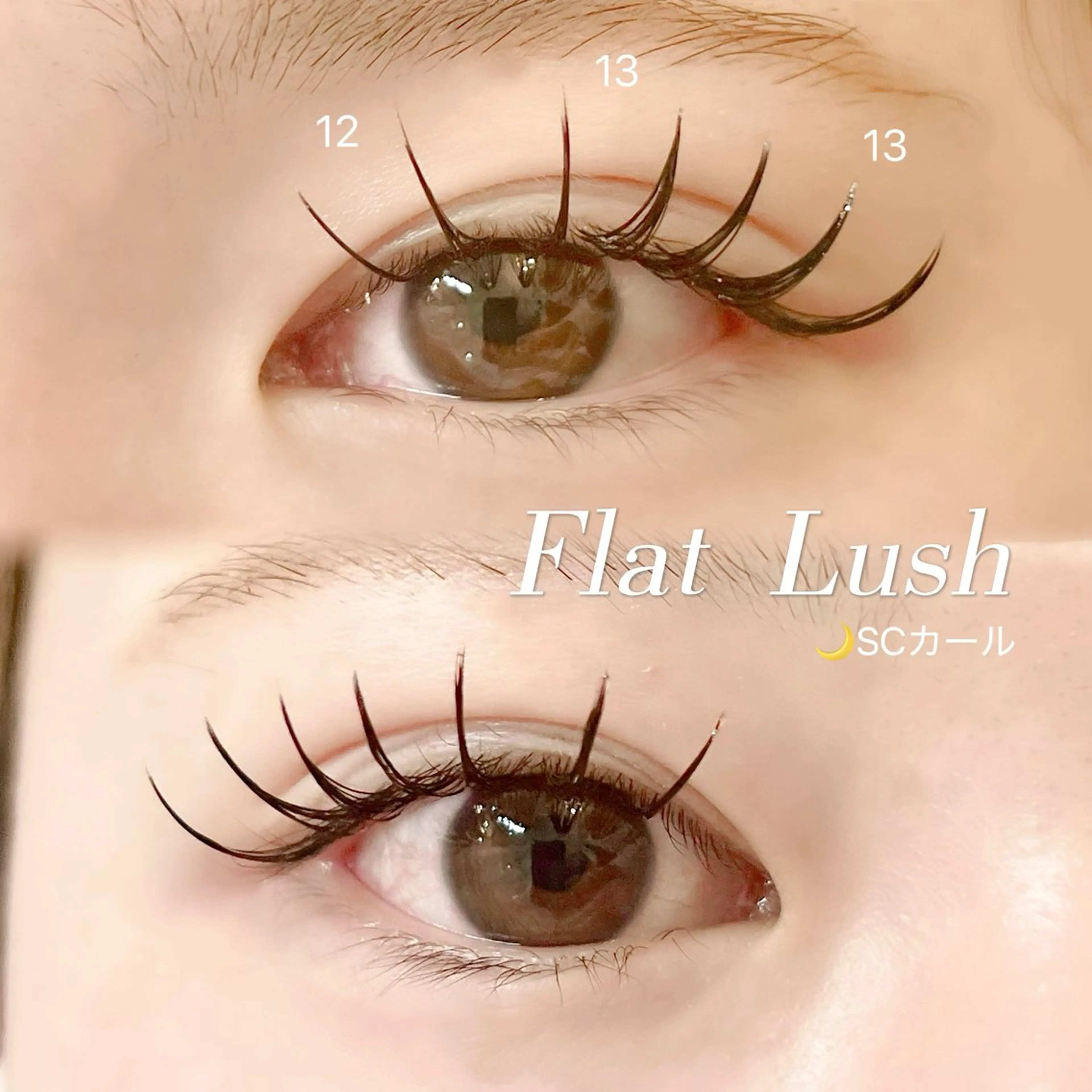 マツエク・マツパ まつ毛エクステモデル SHOKO🎀のマツエク・マツパデザイン