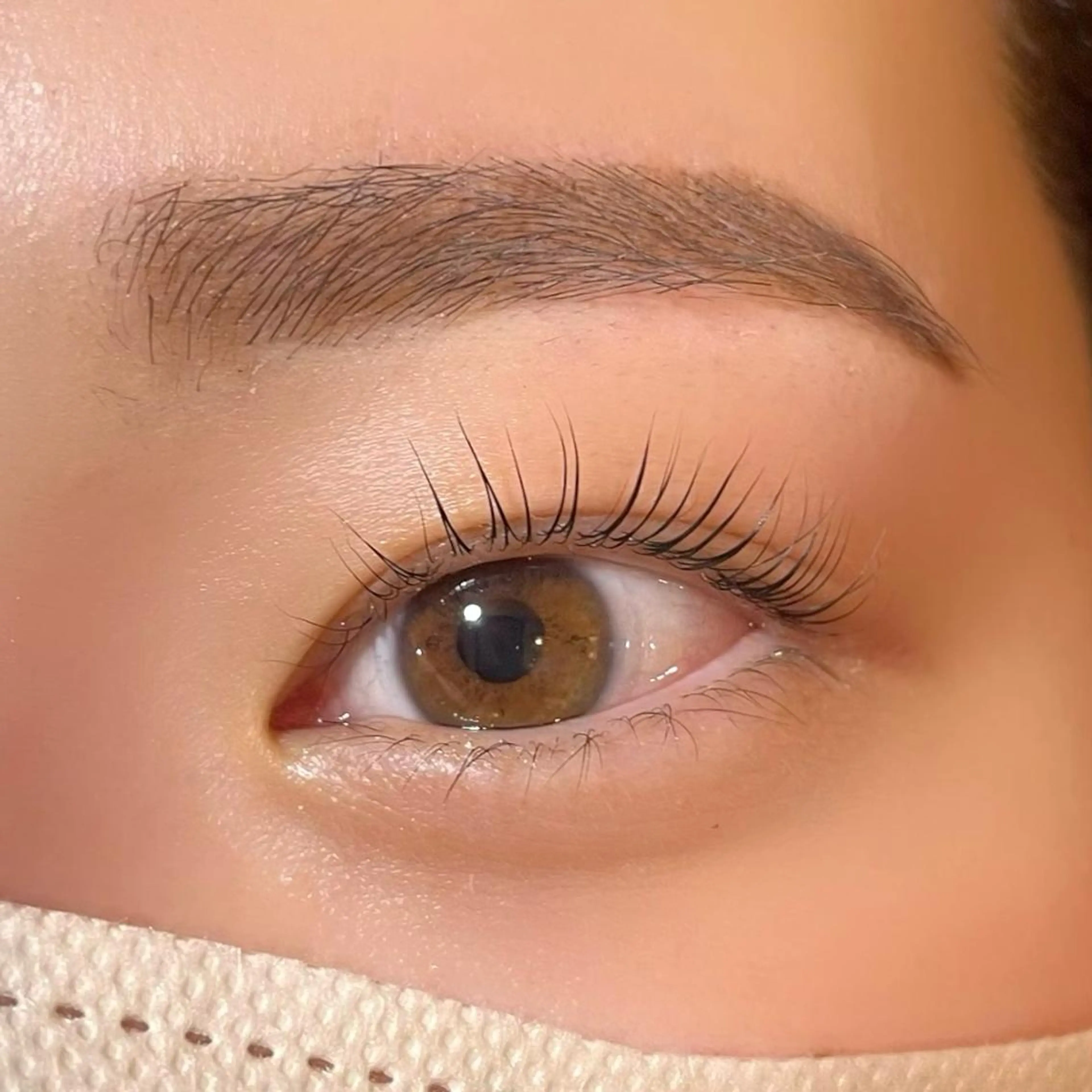 マツエク・マツパ アイブロウ パリジェンヌラッシュリフト マツパ mika❤︎まつげ| 眉毛|束感のマツエク・マツパデザイン