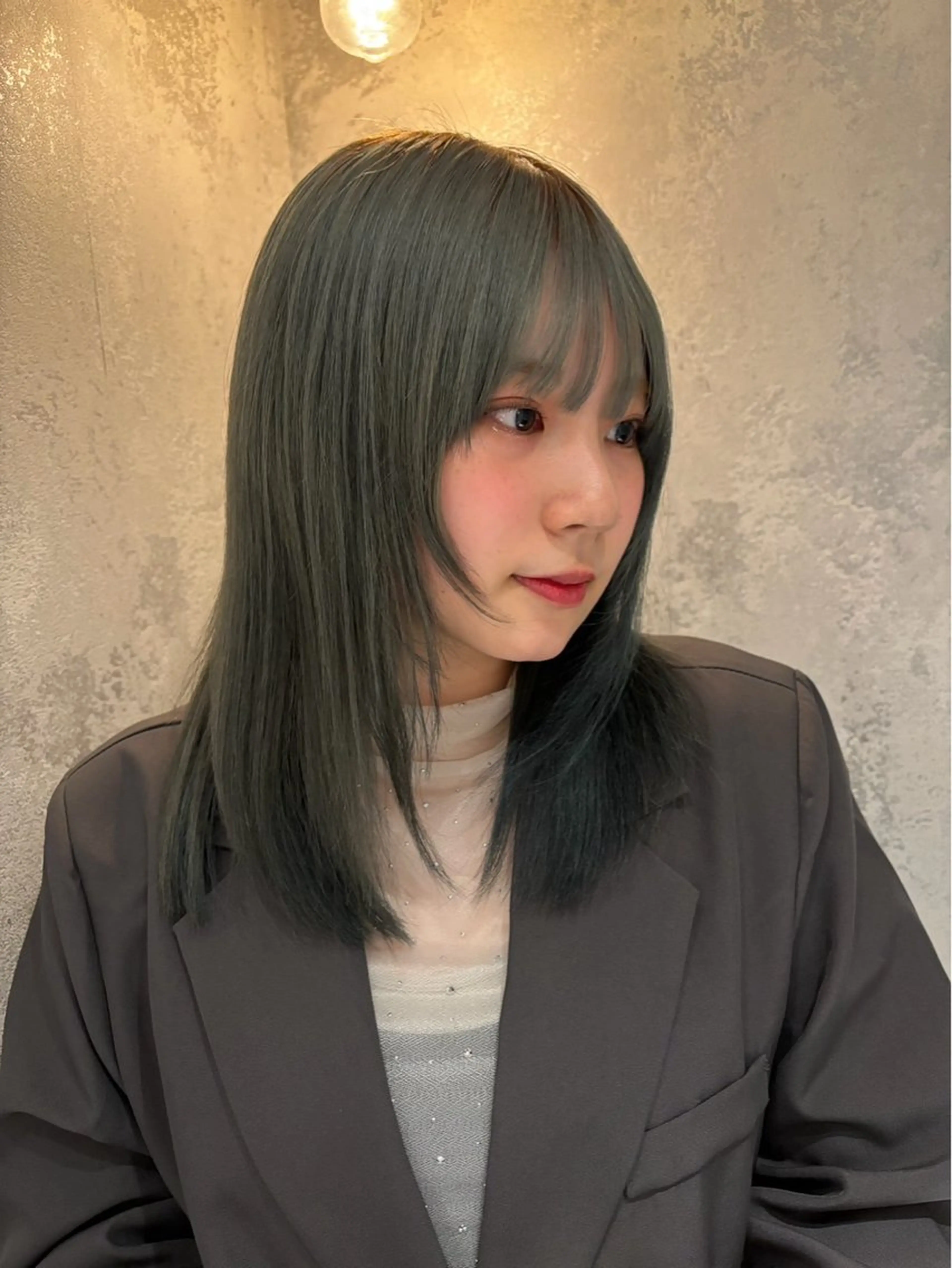 セミロング カラー 透明感/ベージュ /kazui🐈のヘアスタイル