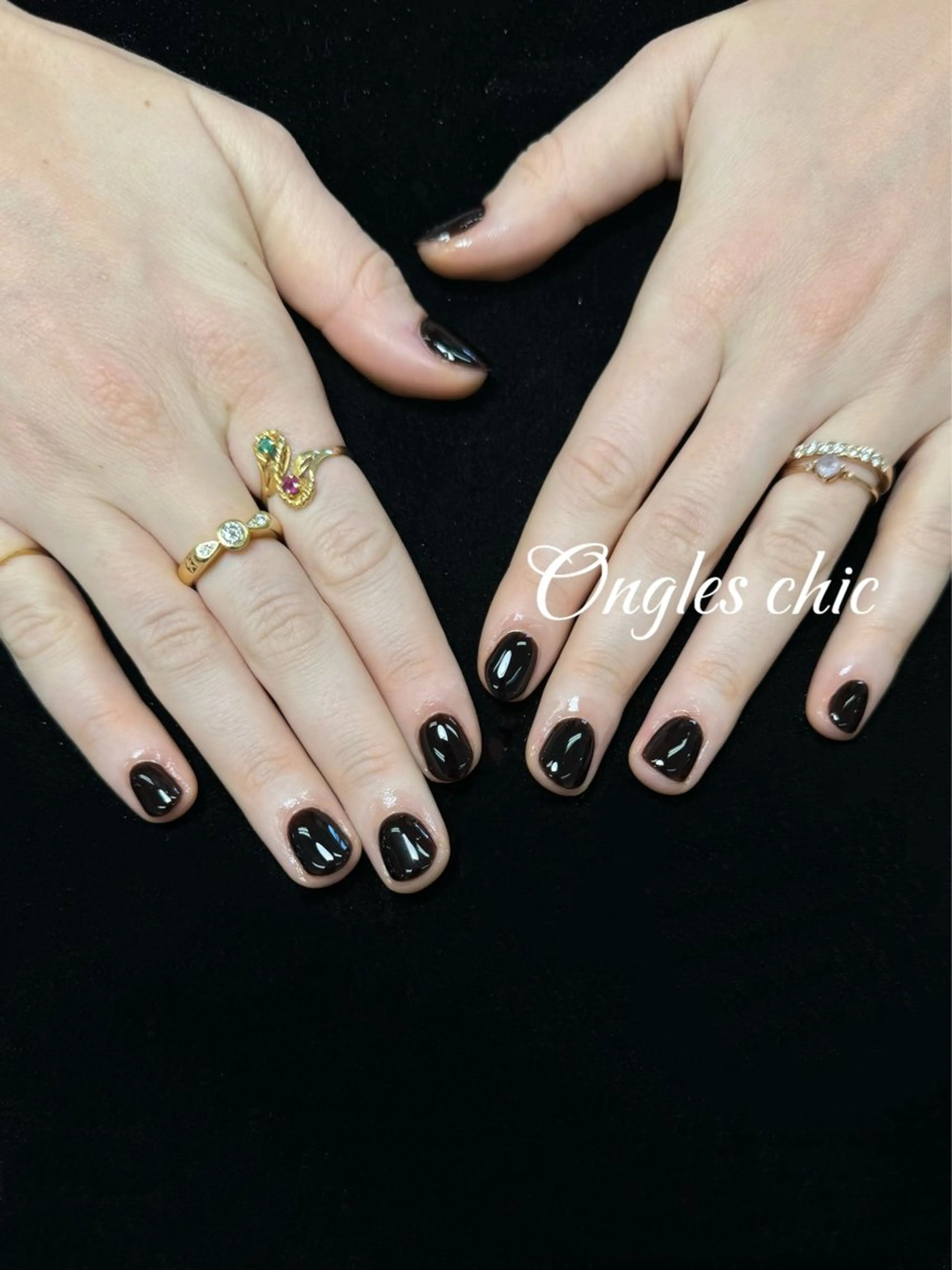 ネイル ハンドネイル ongles chicのネイルデザイン