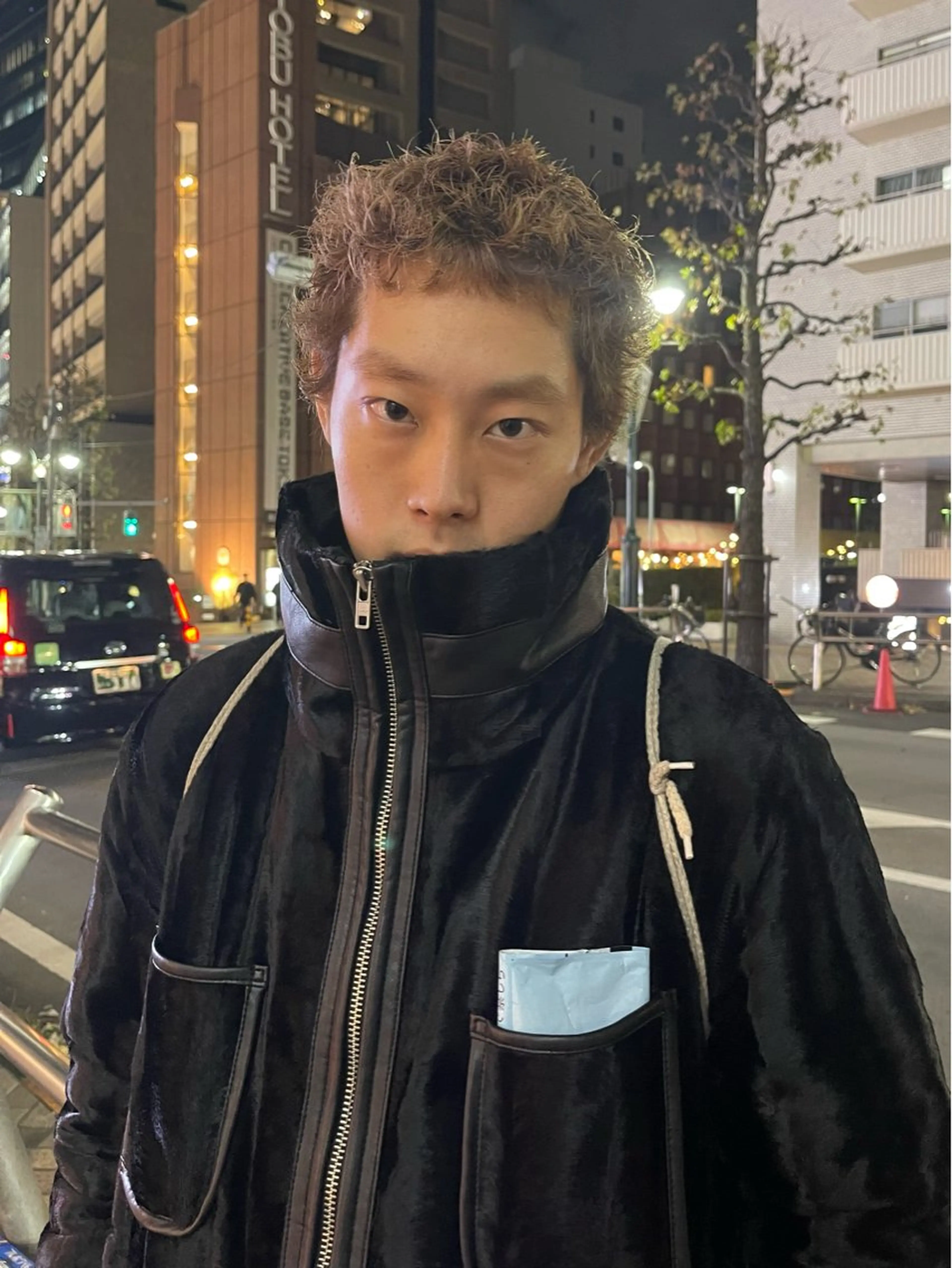 パーマ メンズ メンズパーマ メンズショート スパイキーショート スパイラルパーマ メンズカット パーマ[佐橋]のヘアスタイル