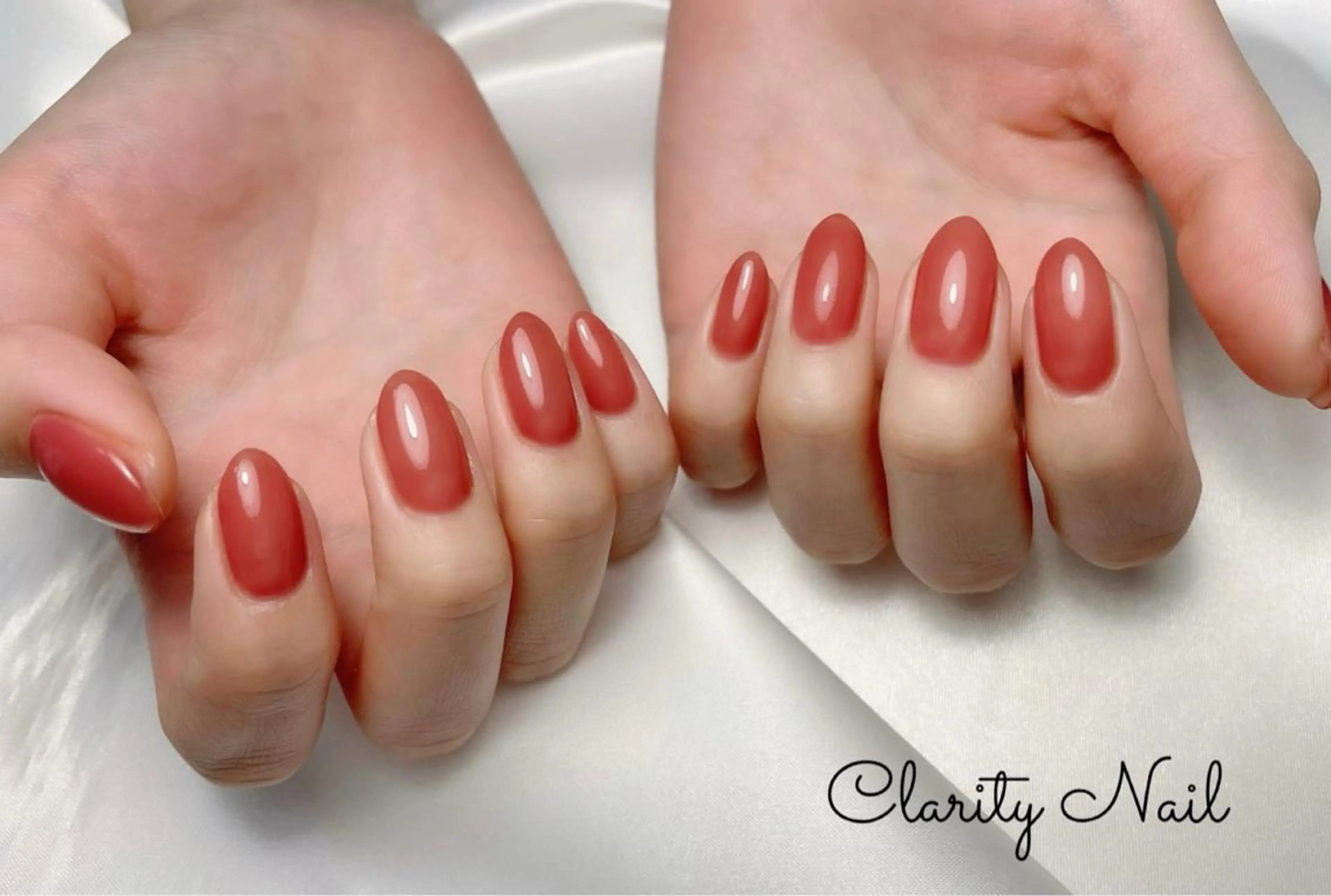 ネイル ワンカラーネイル ハンドネイル Clarity Nailのネイルデザイン