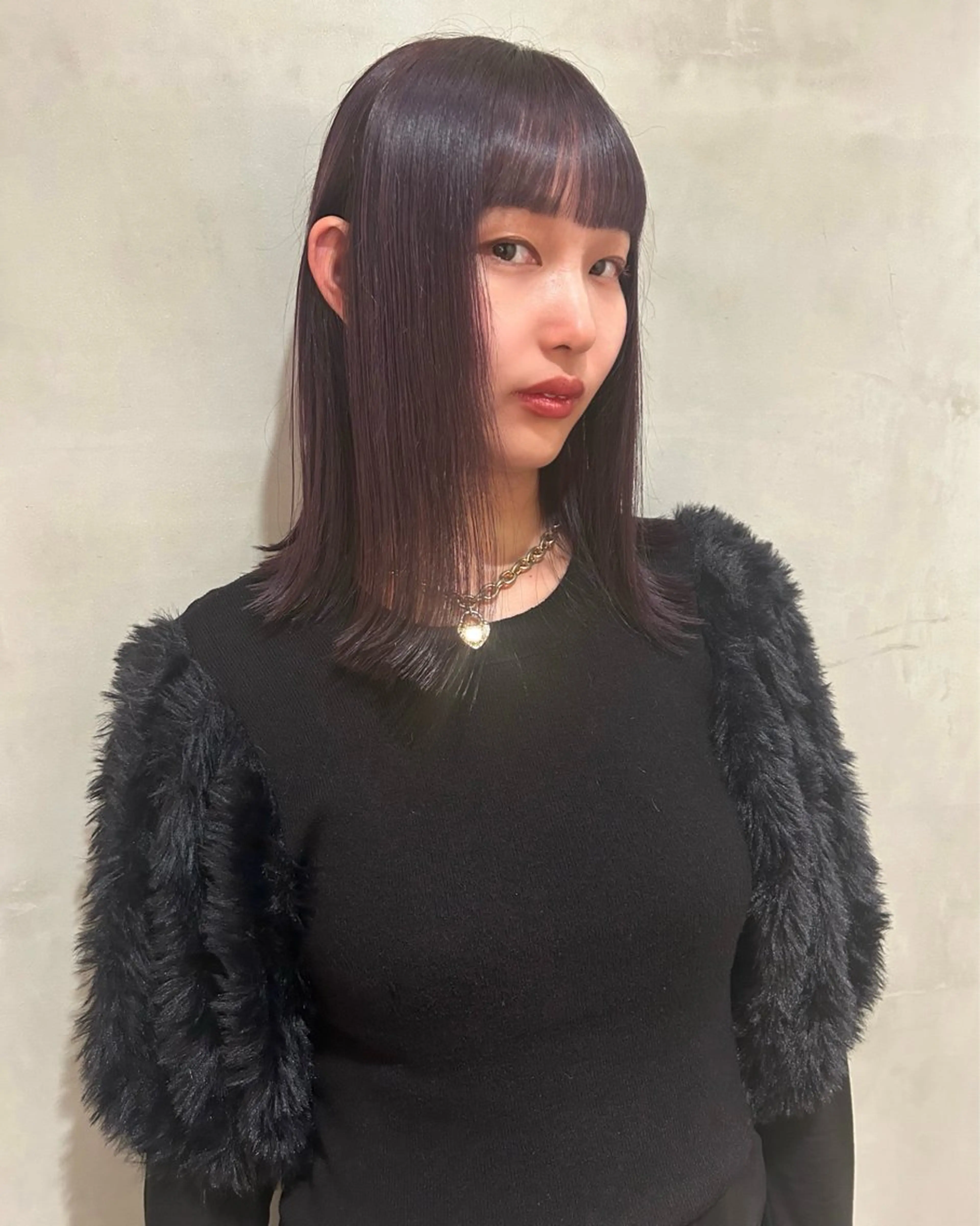 セミロング カラー タナカ カナ🫧のヘアスタイル