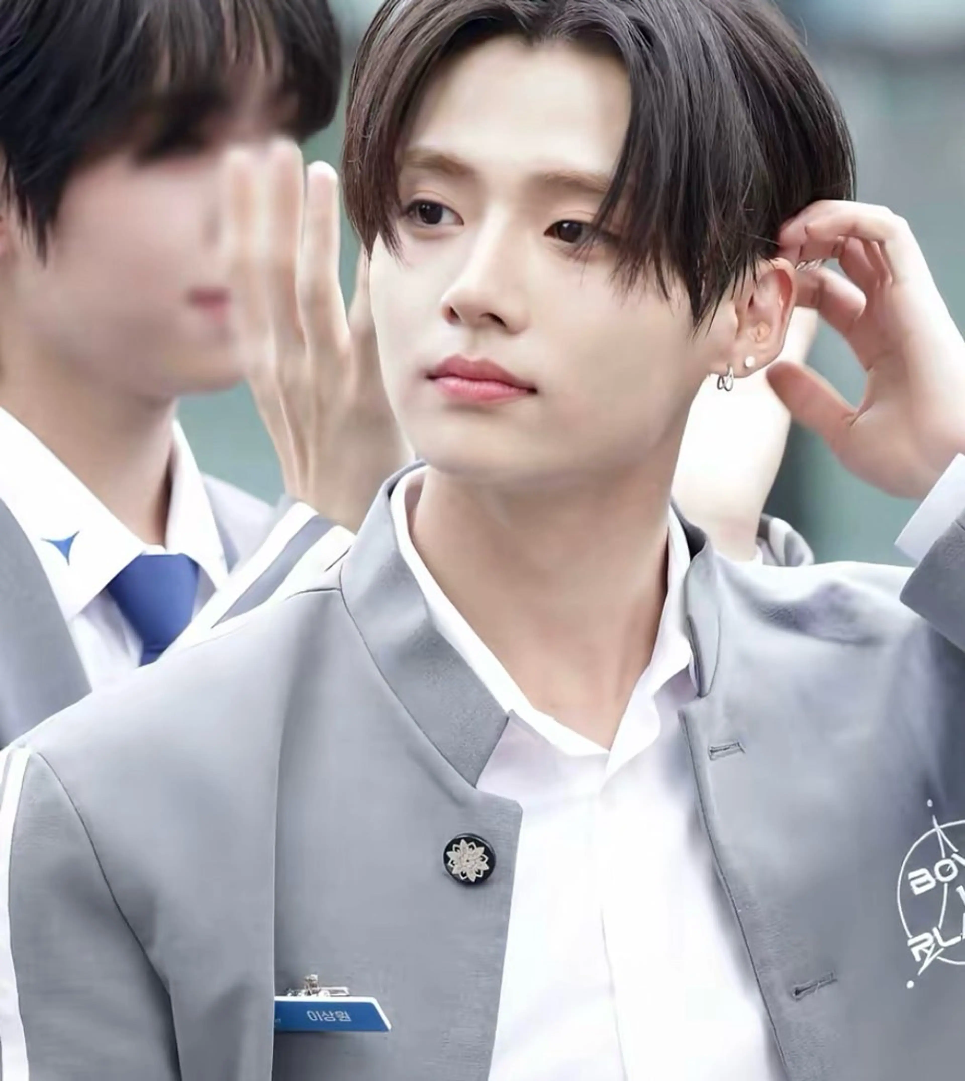 ミディアム メンズ EXCIA所属・メンズ特化 韓国/曲がる縮毛矯正のヘアスタイル