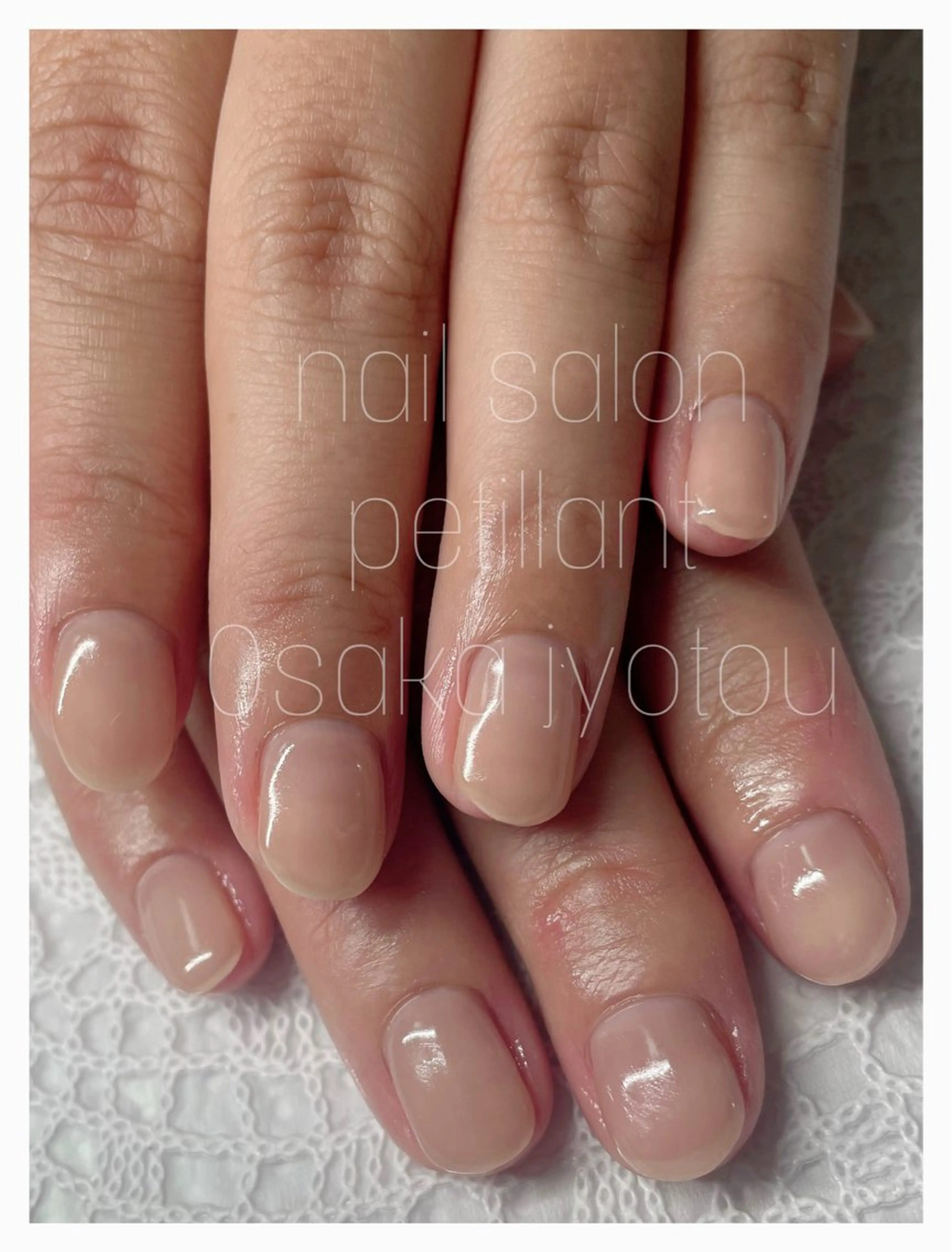 ネイル クリアネイル nail salon petillantのネイルデザイン