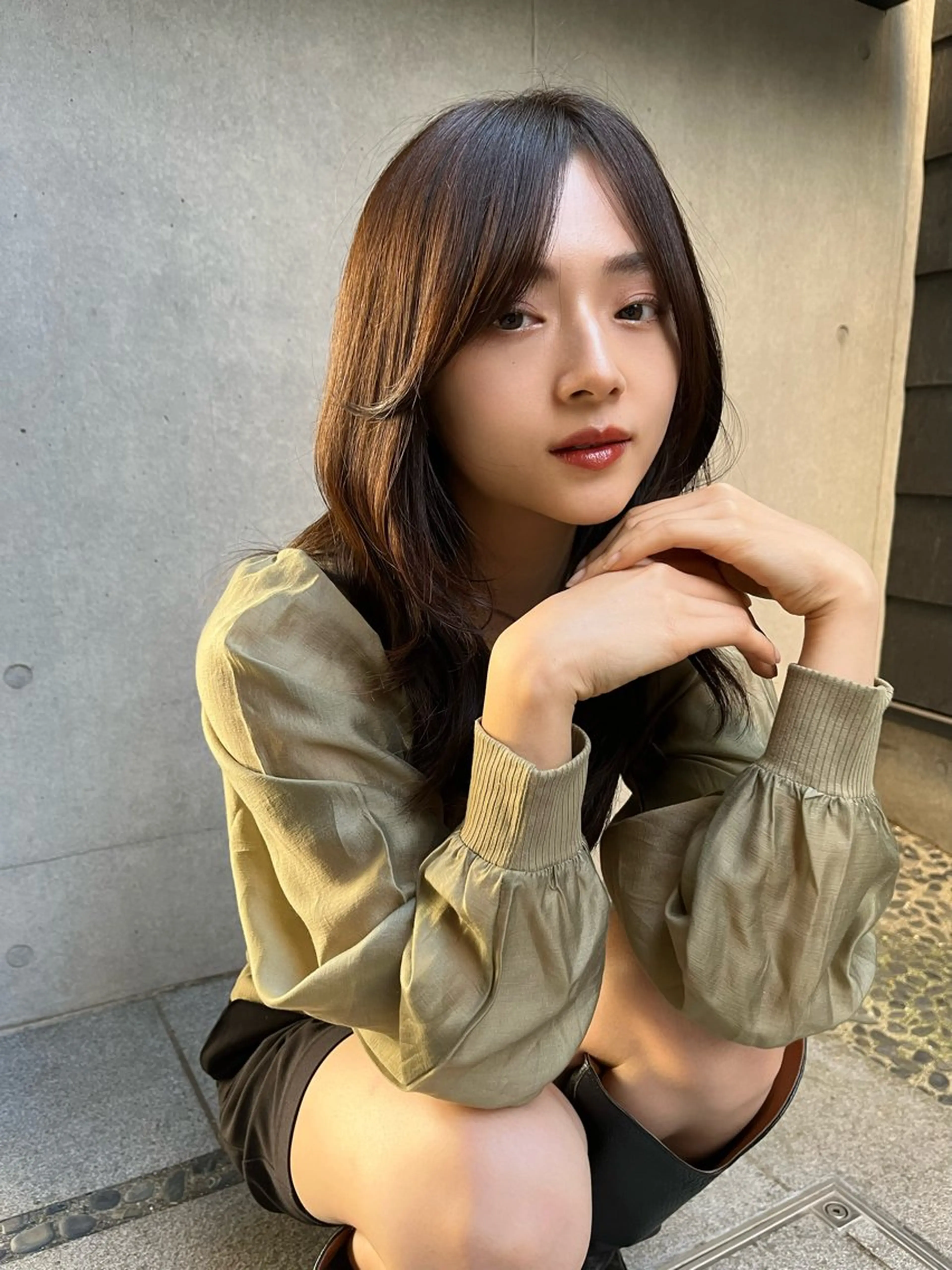 セミロング 似合わせ×髪質改善| 矢島沙織のヘアスタイル