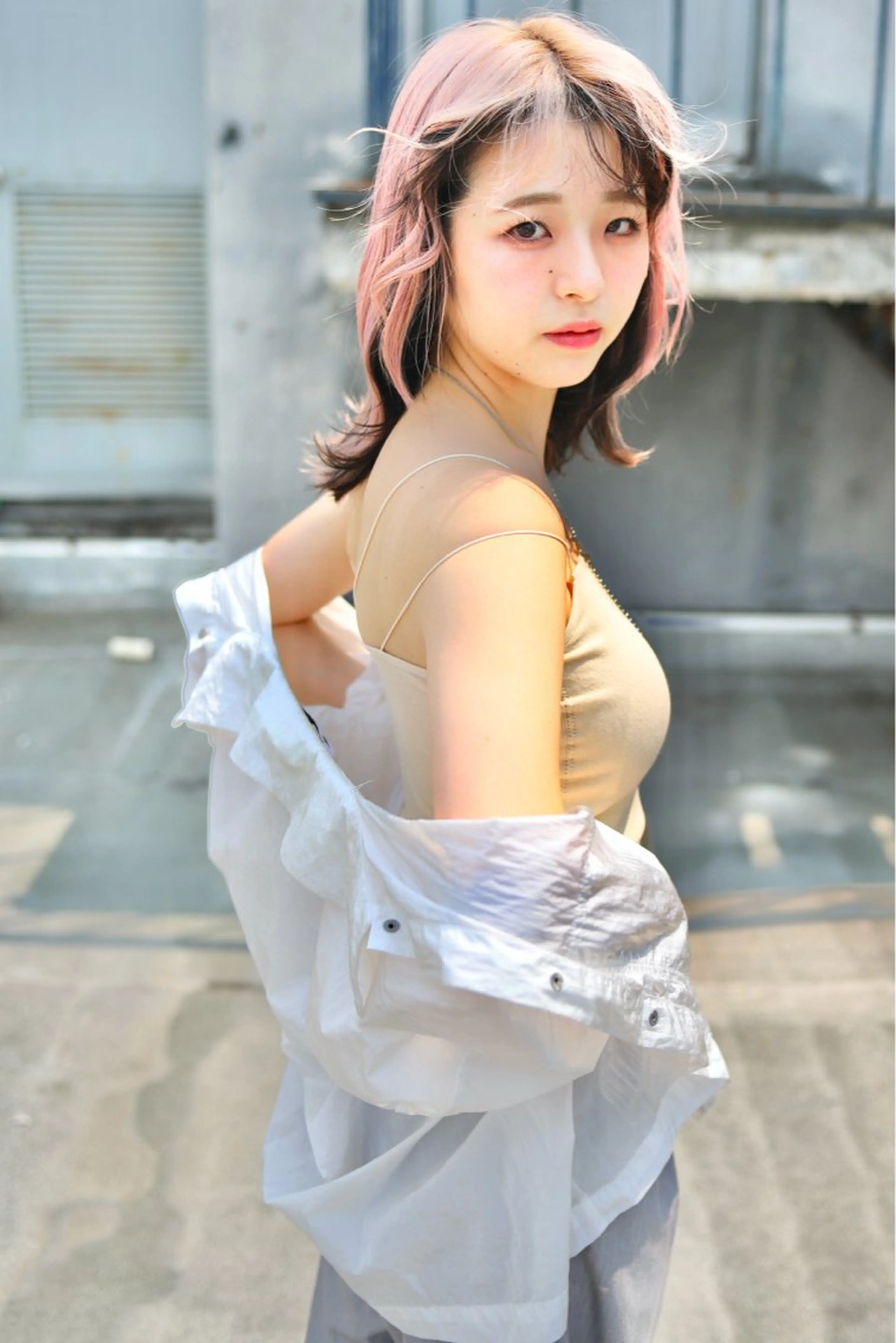 ミディアム カラー 髪質改善酸性縮毛矯正 酸性ストレート◎鈴木のヘアスタイル