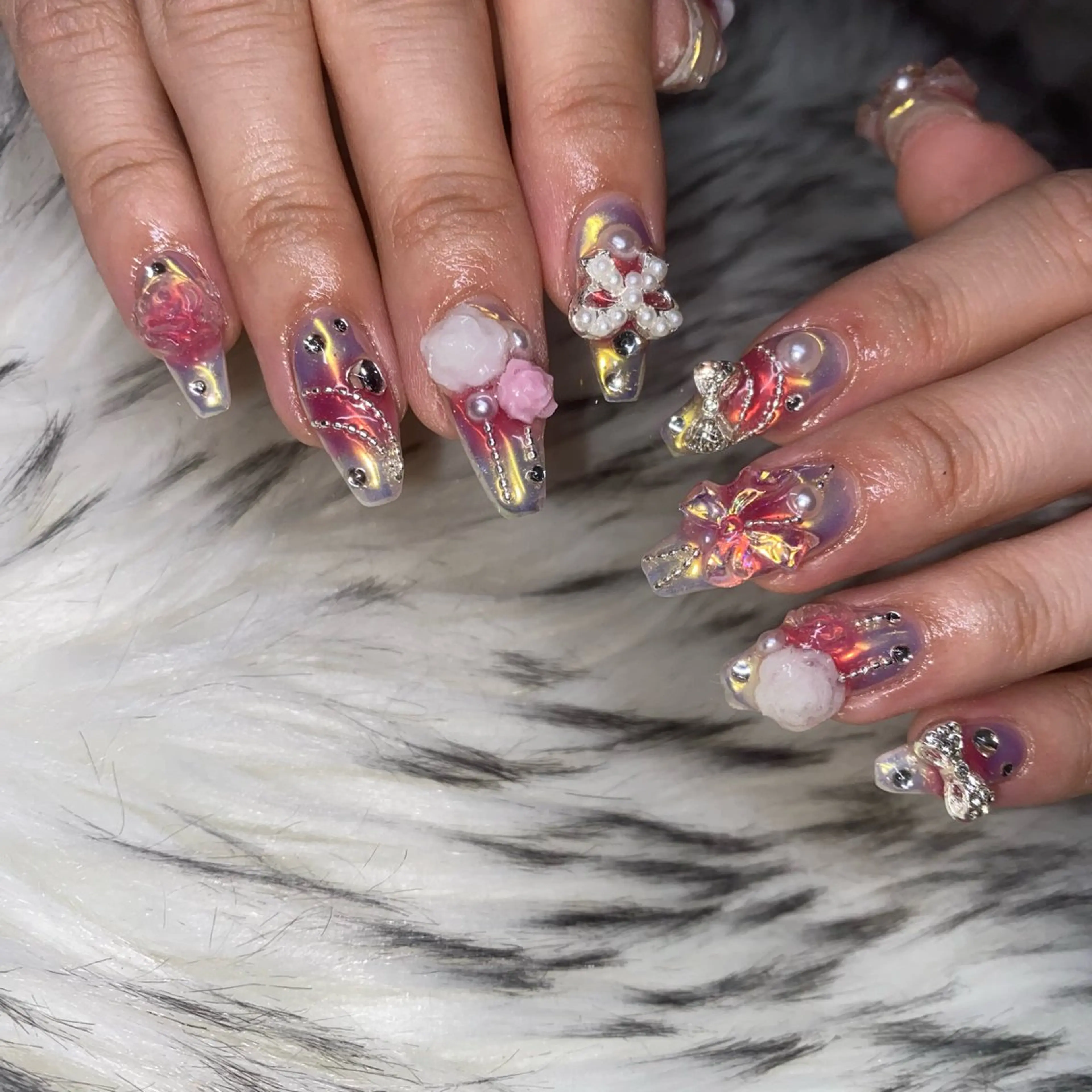 ネイル la vie Luire ｱｽｶのネイルデザイン