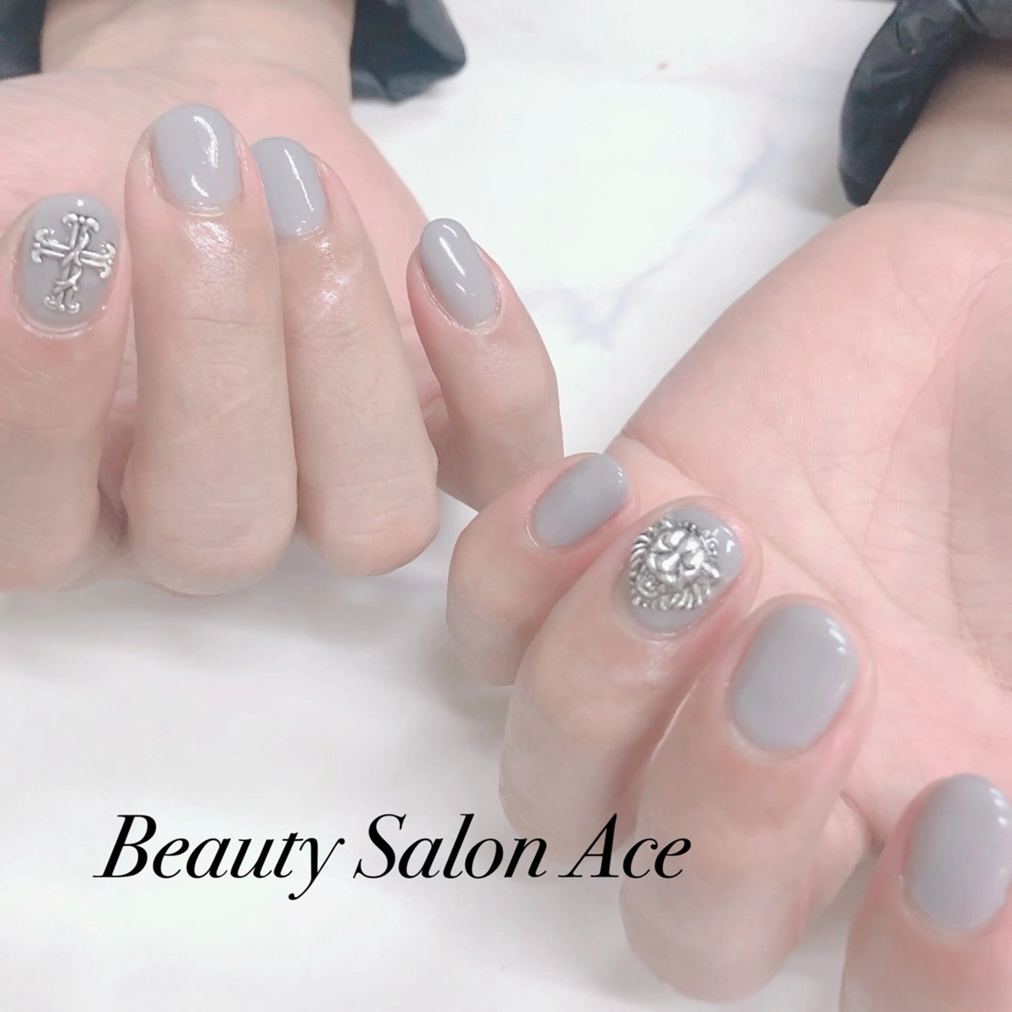 ネイル メンズネイル ワンカラーネイル 冬ネイル クリスマス Beauty Salon Ace（ネイルサロン　エース）所属・池袋フィルイン Ace♡Nailのネイルデザイン