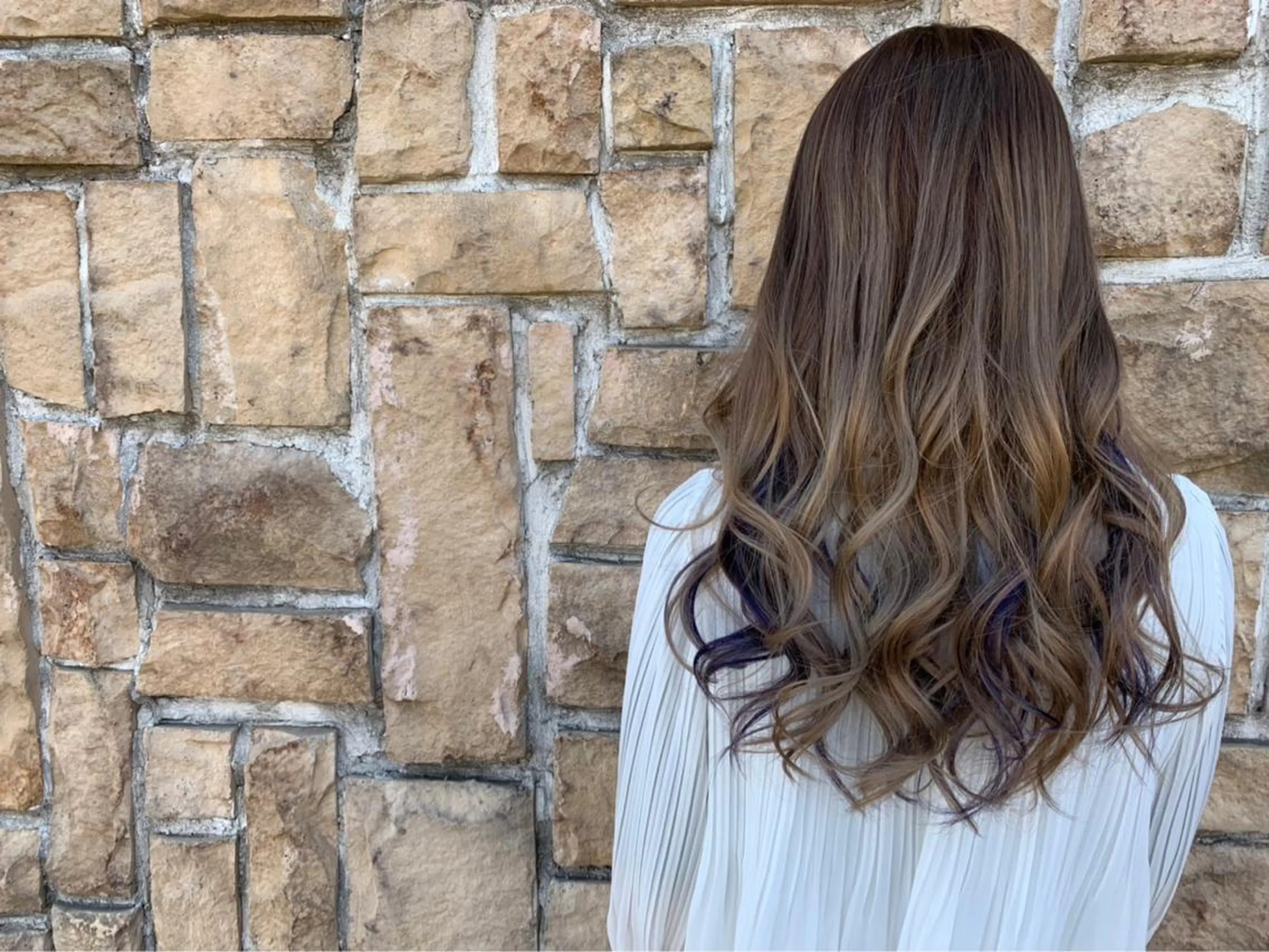 ミディアム ヘアカラー カラーリスト菅澤 岳のヘアスタイル