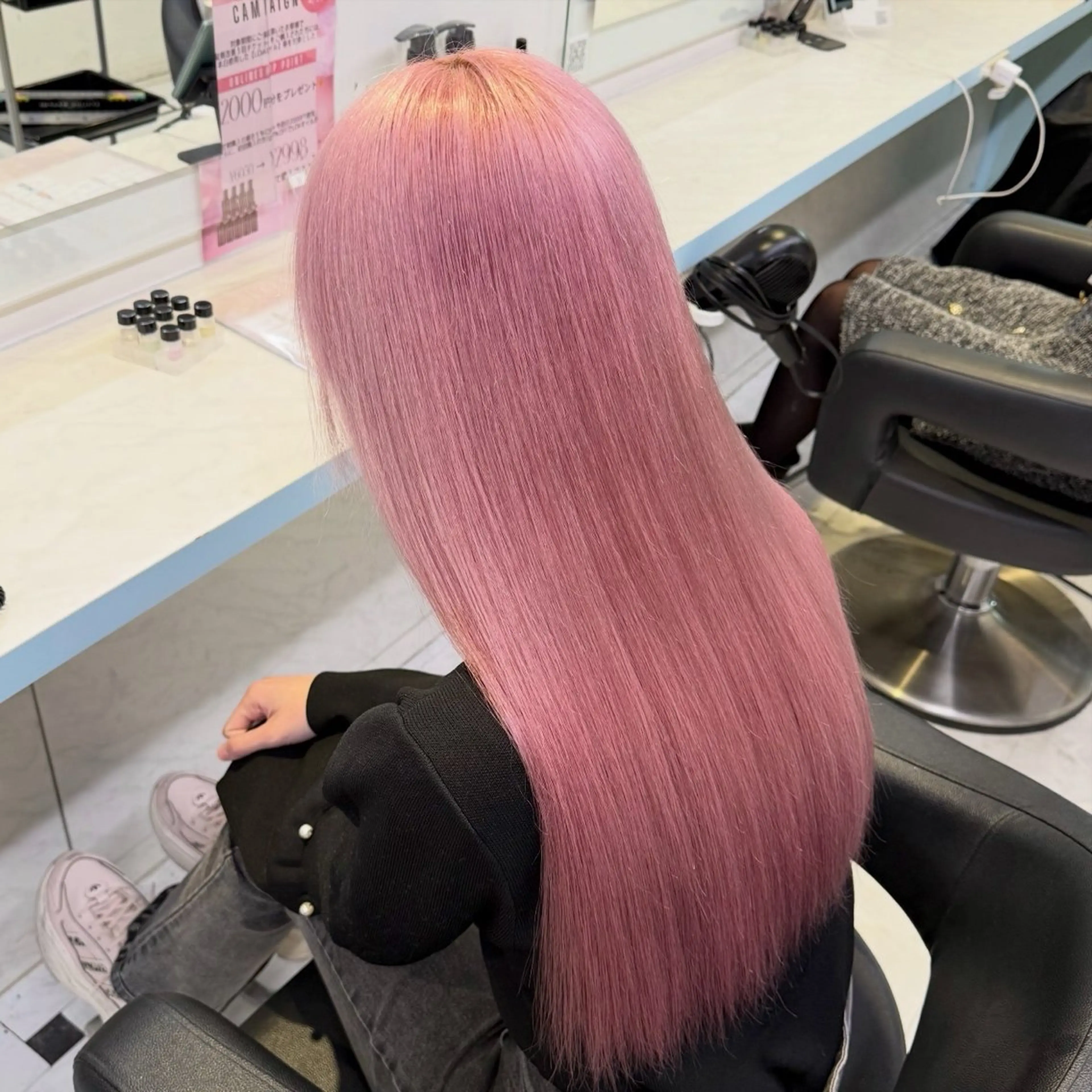 ロング カラー 透明感カラー ピンクカラー トリートメント 透明感×似合わせ Syuyaのヘアスタイル