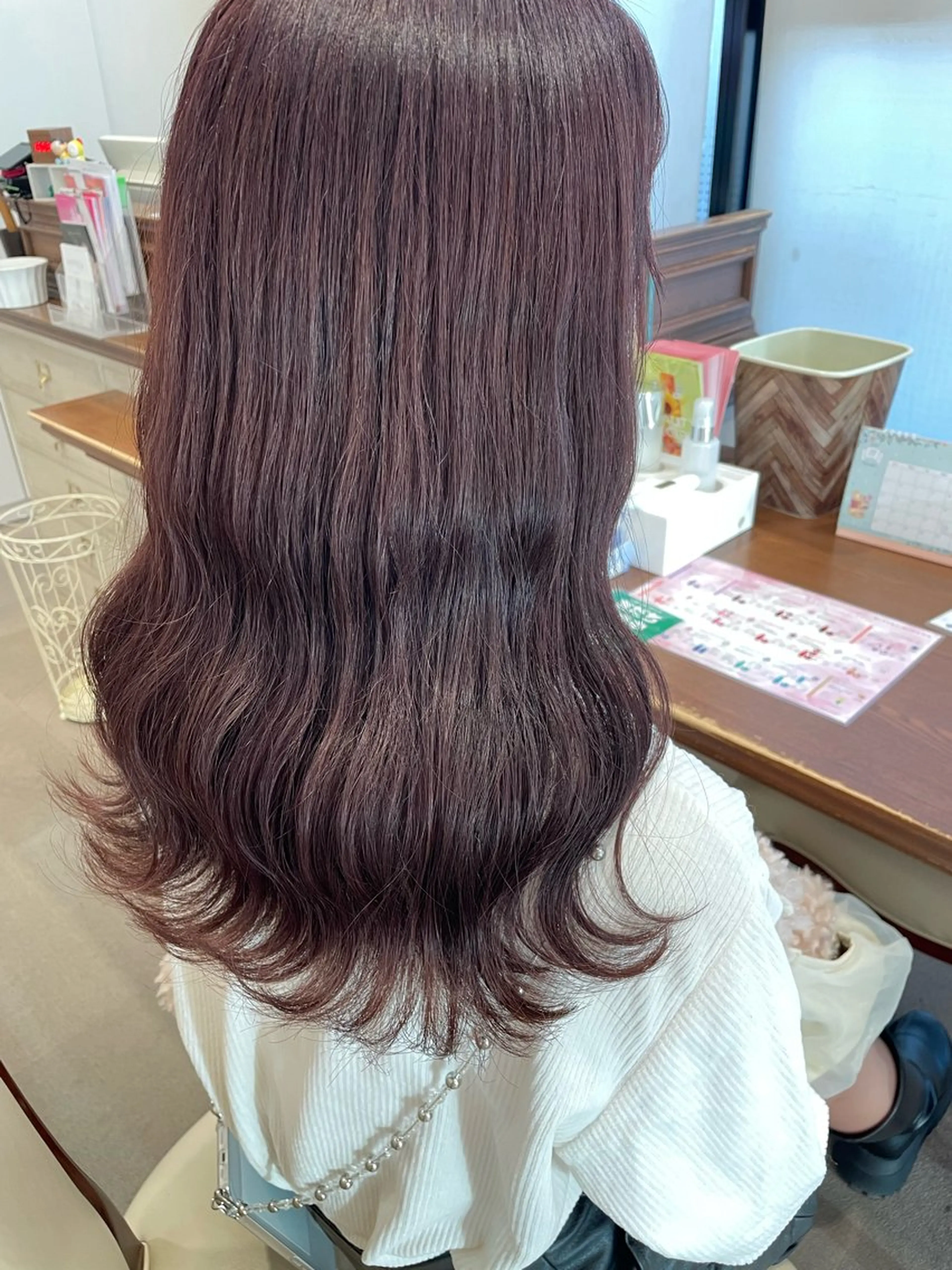 ロング カラー ブリーチ ラベンダーカラー ブリーチなしカラー カット ヘアカラー トリートメント 🍪ﾖｼｲﾊﾙﾈ🍪 ﾗﾍﾞﾝﾀﾞｰｶﾗｰのヘアスタイル