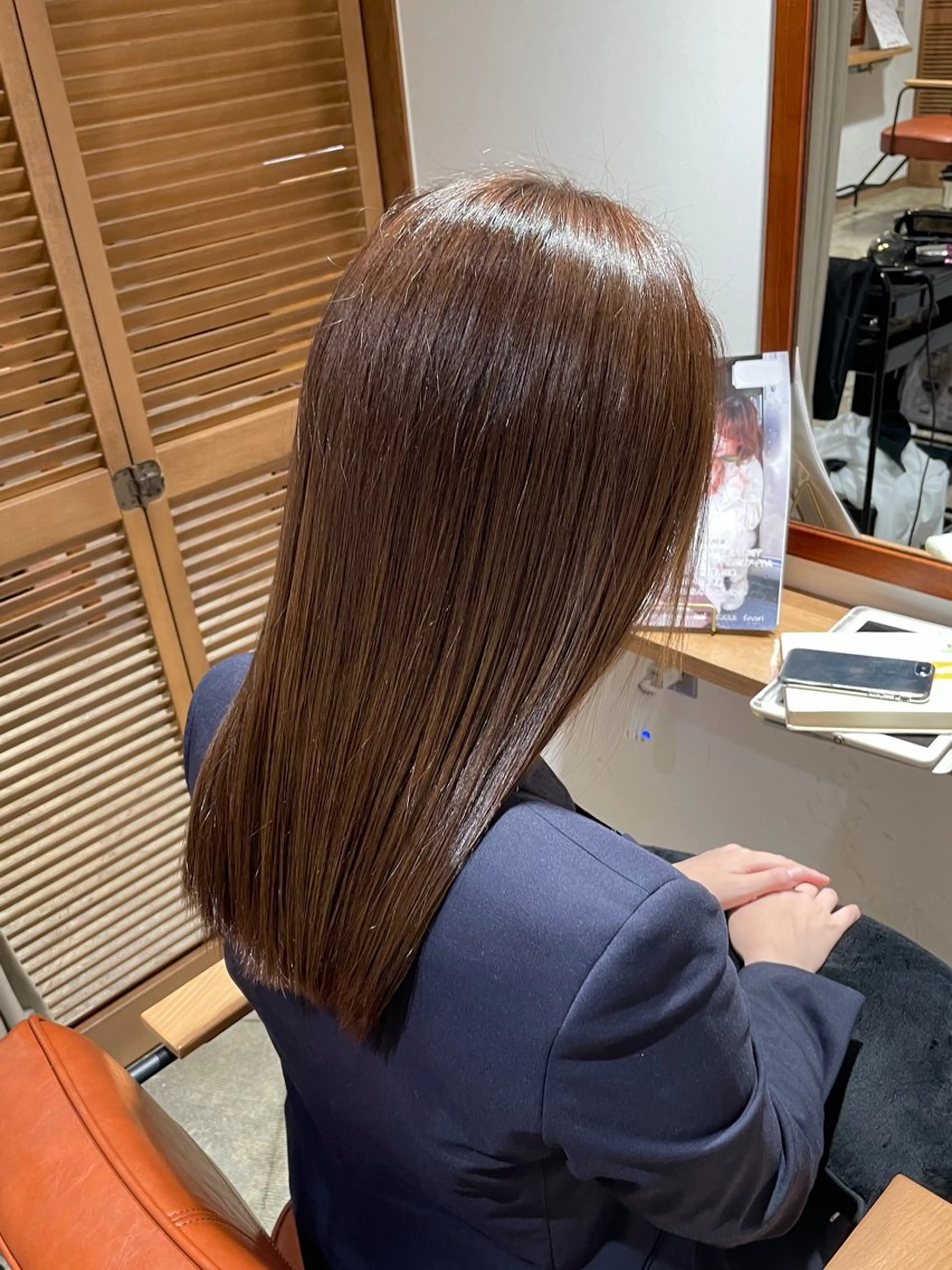 セミロング カラー ベージュ/ 髪質改善 /末田柊希のヘアスタイル