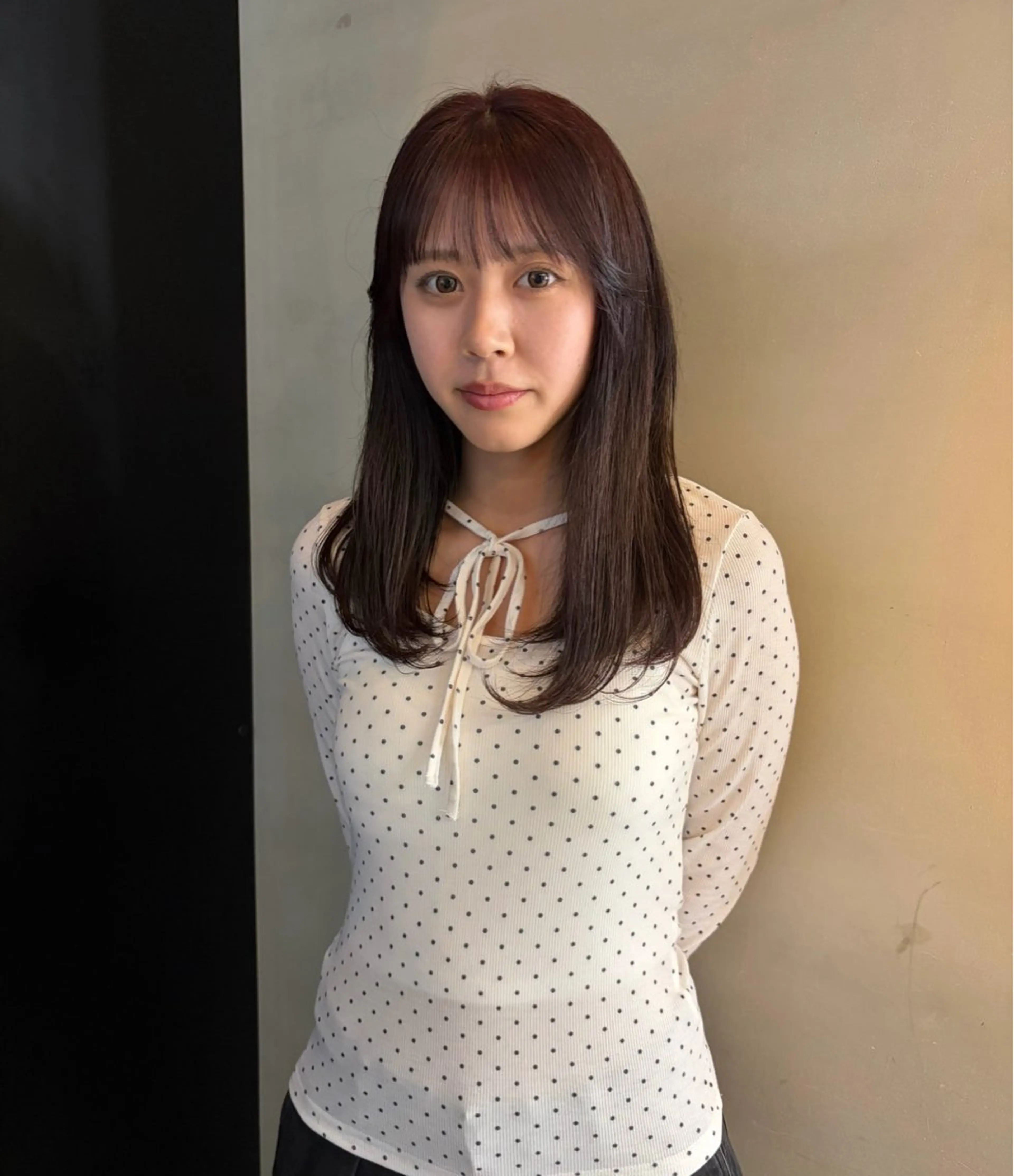 ロング カラー 上野 愛花のヘアスタイル