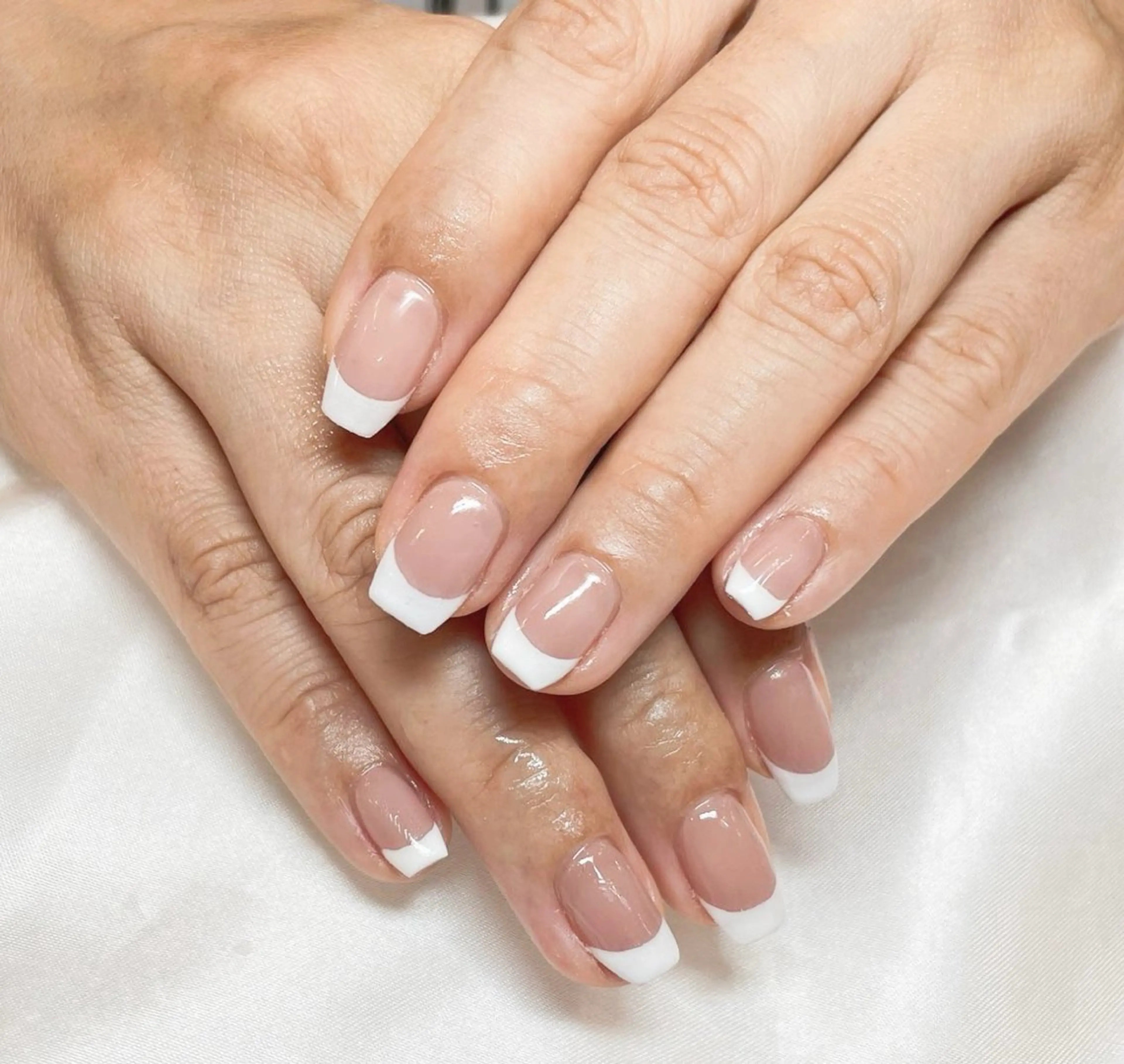 ネイル ハンドネイル Kaka_ パラジェル、長さだしのネイルデザイン