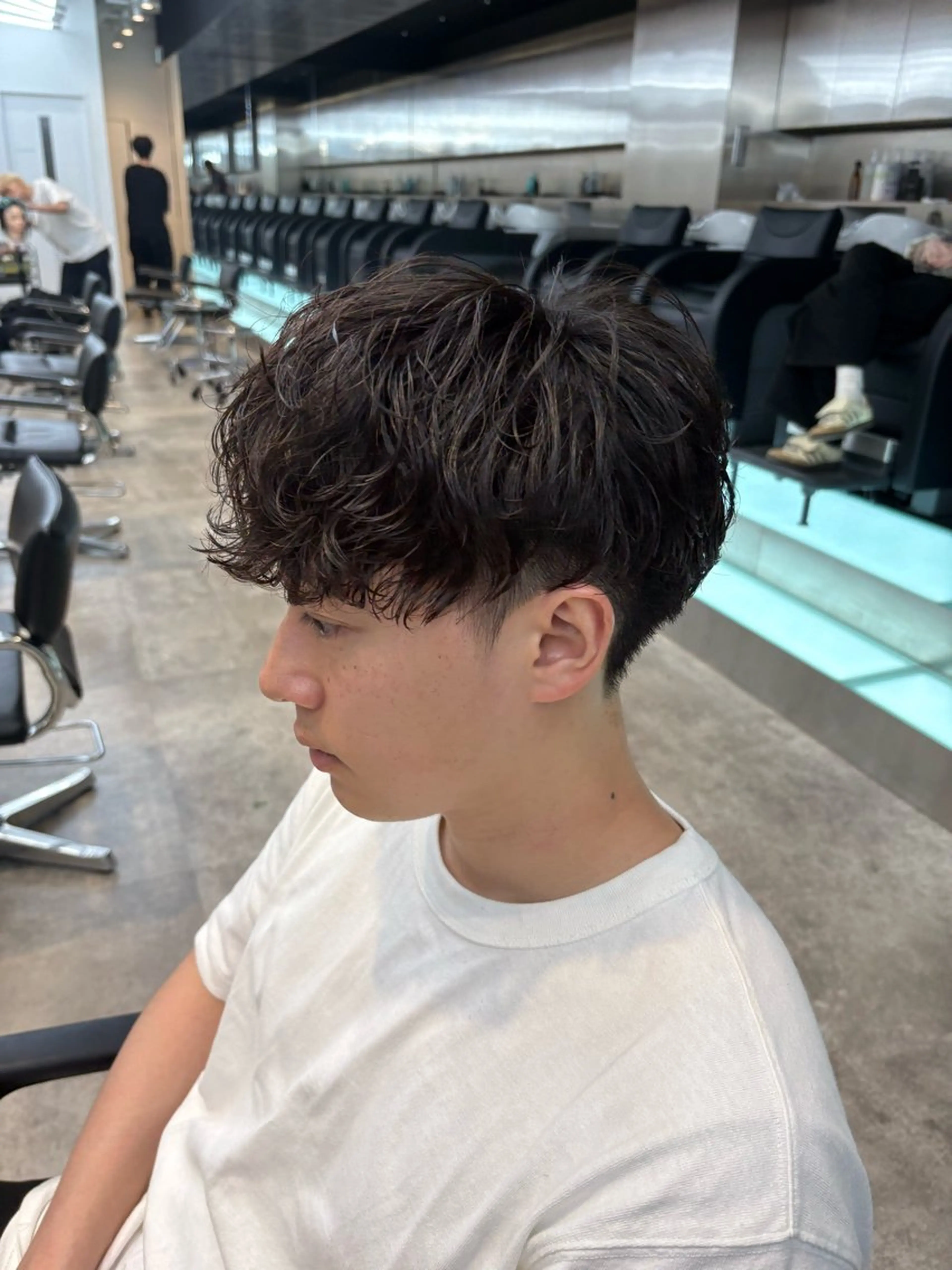 パーマ メンズ カット パーマ fifth 桐山 蒼史のヘアスタイル