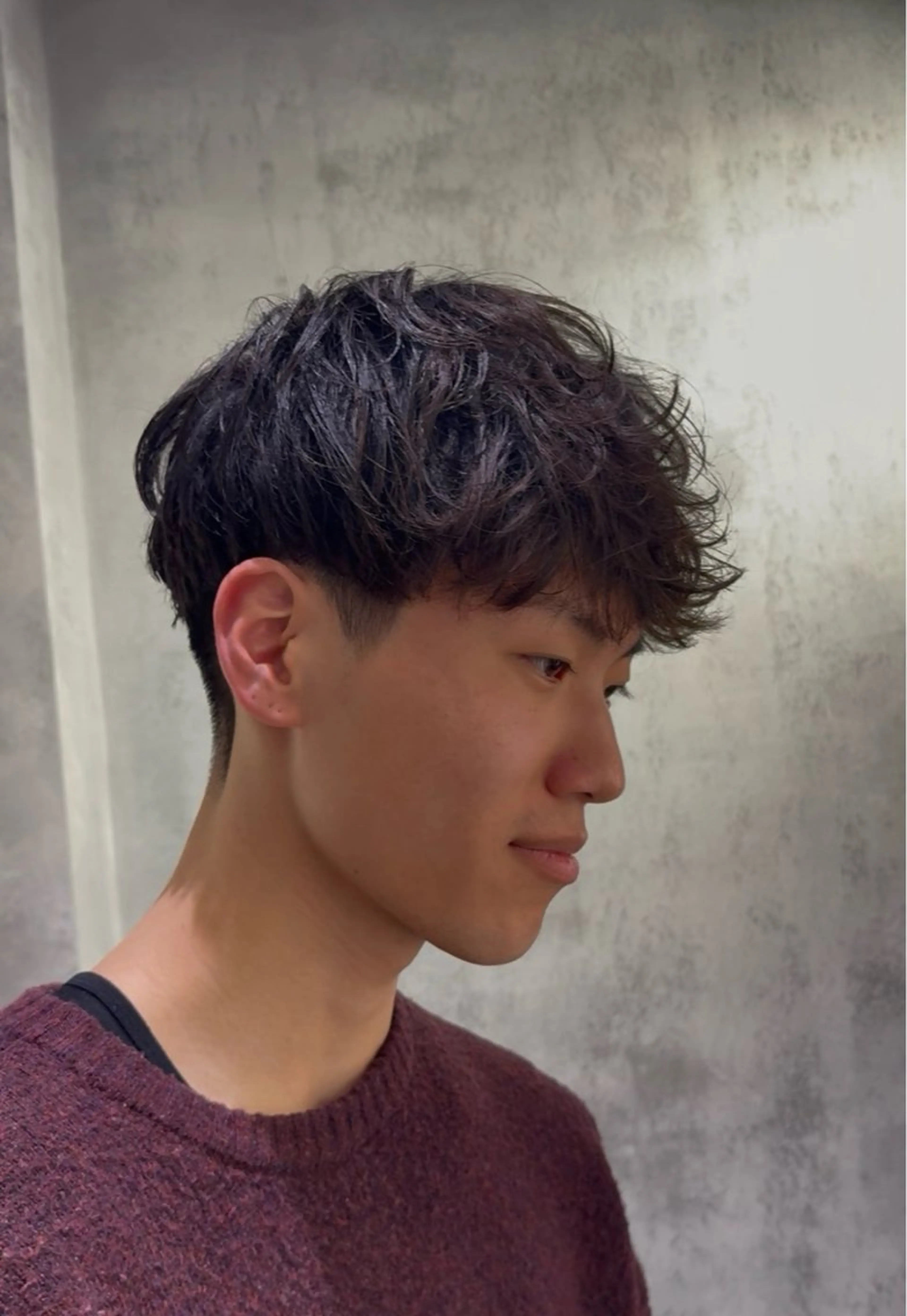 パーマ メンズ メンズパーマ スペインカール カット パーマ 曲がる縮毛矯正/メン ズパーマ/シュントのヘアスタイル