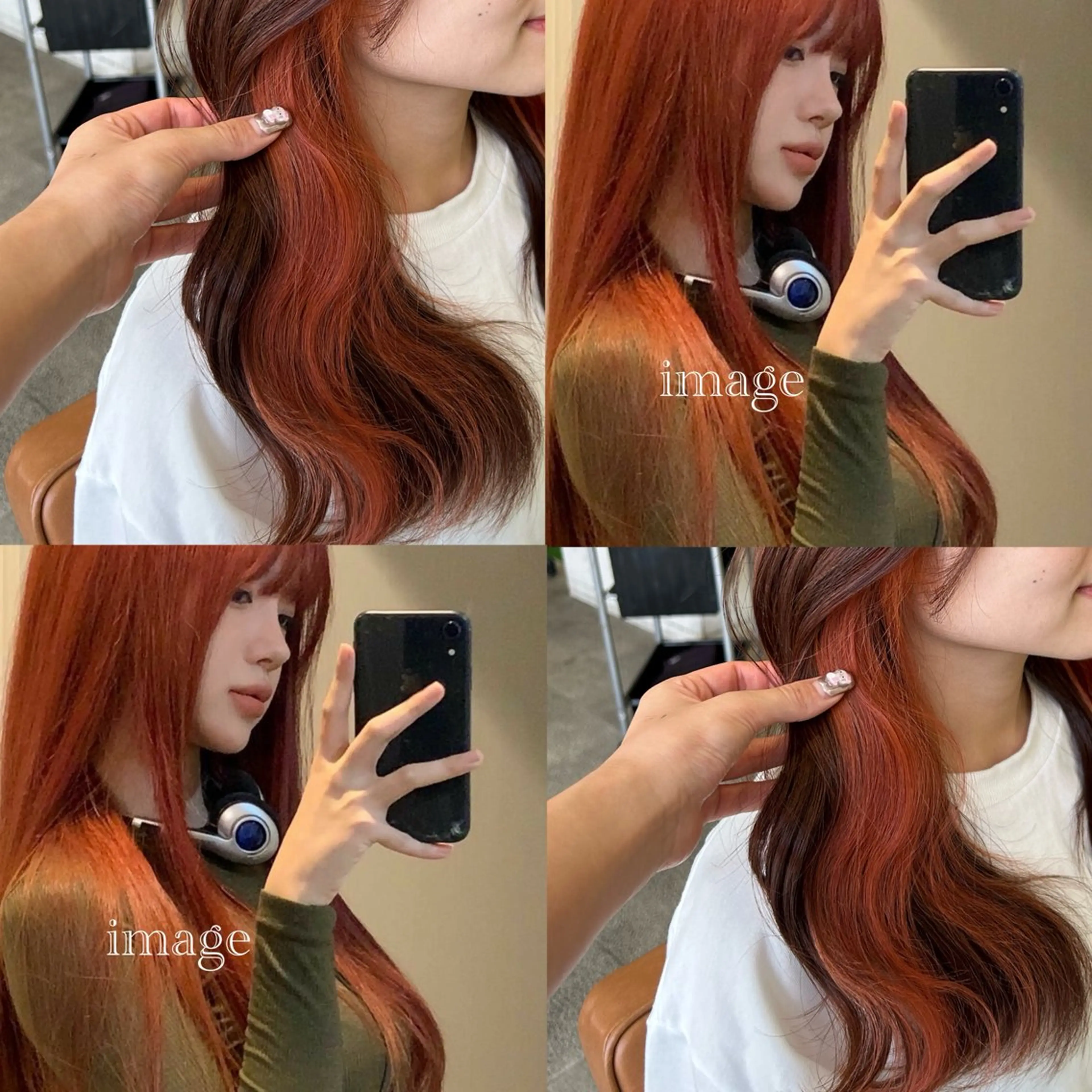 ロング ヘアカラー レイヤー/ 透明感カラー/チナツのヘアスタイル