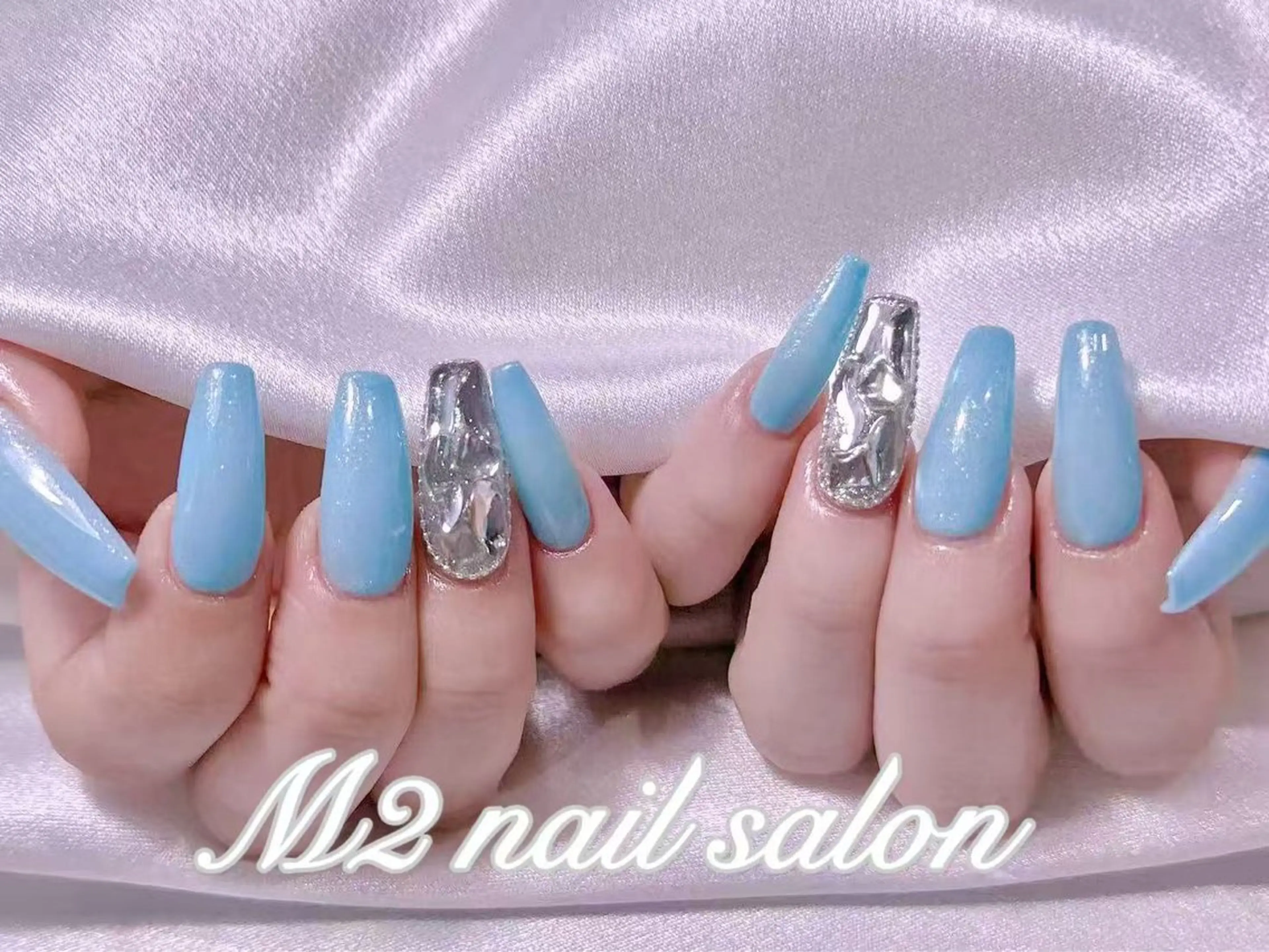 ネイル ハンドネイル 長さだし専門店 M2　rikaのネイルデザイン