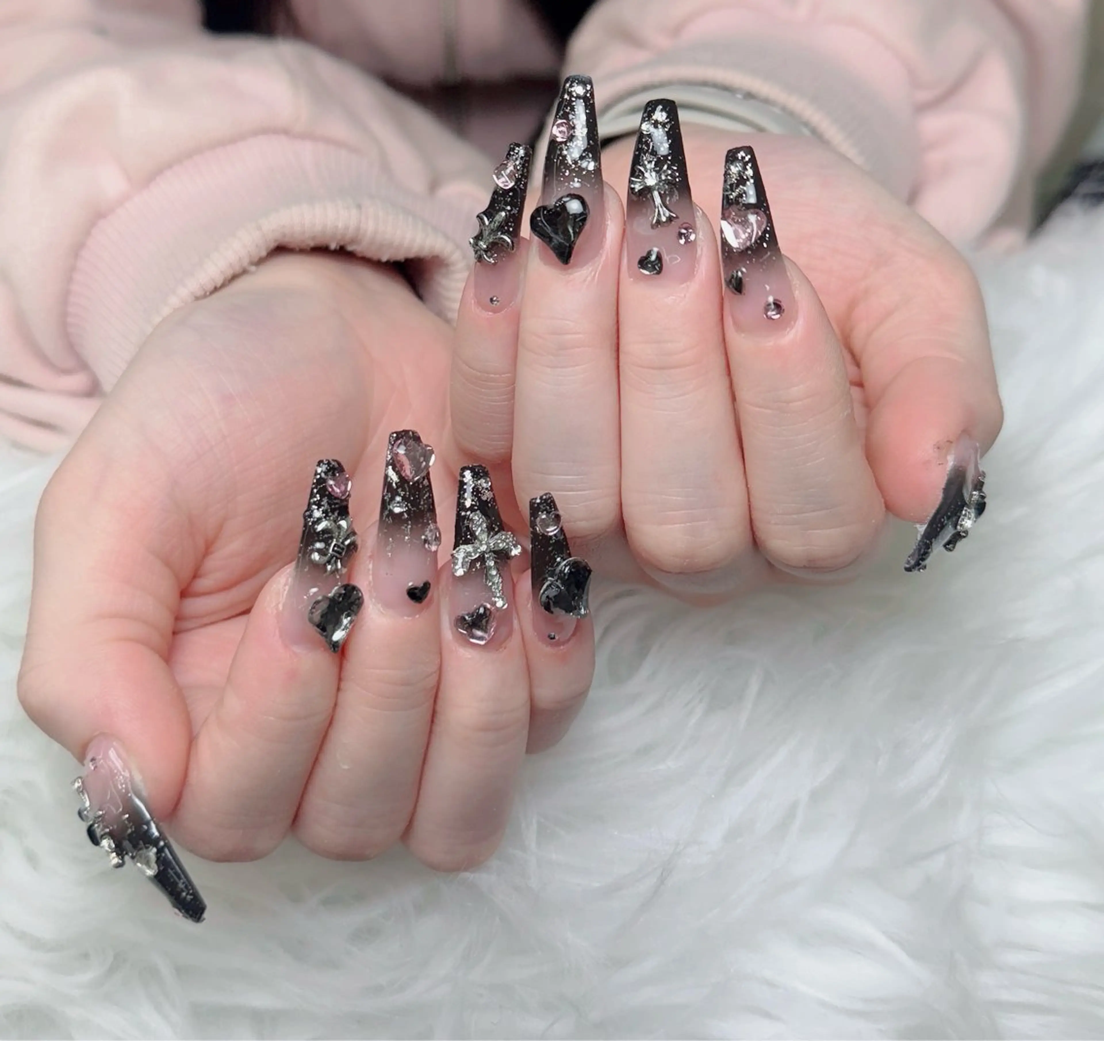 ネイル アートネイル 韓国ネイル 持ち込み ワンホンネイル ハンドネイル Lenie Nail Salonのネイルデザイン