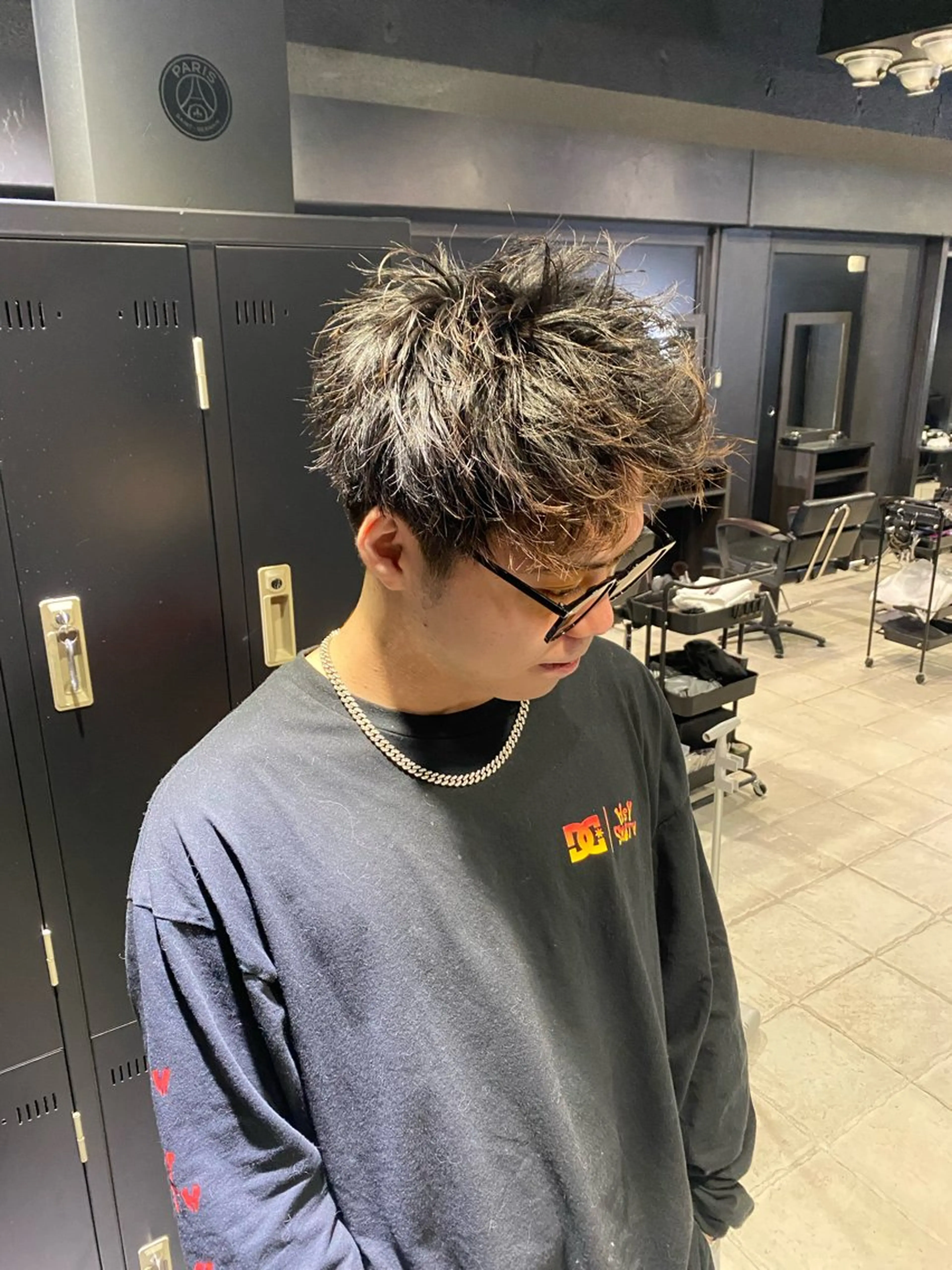 ショート ヘアアレンジ メンズ スパイキーショート ショートヘア カット トリートメント ヘアセット メンズ専門 美容師✨ アメ村 堀江颯瑛のヘアスタイル