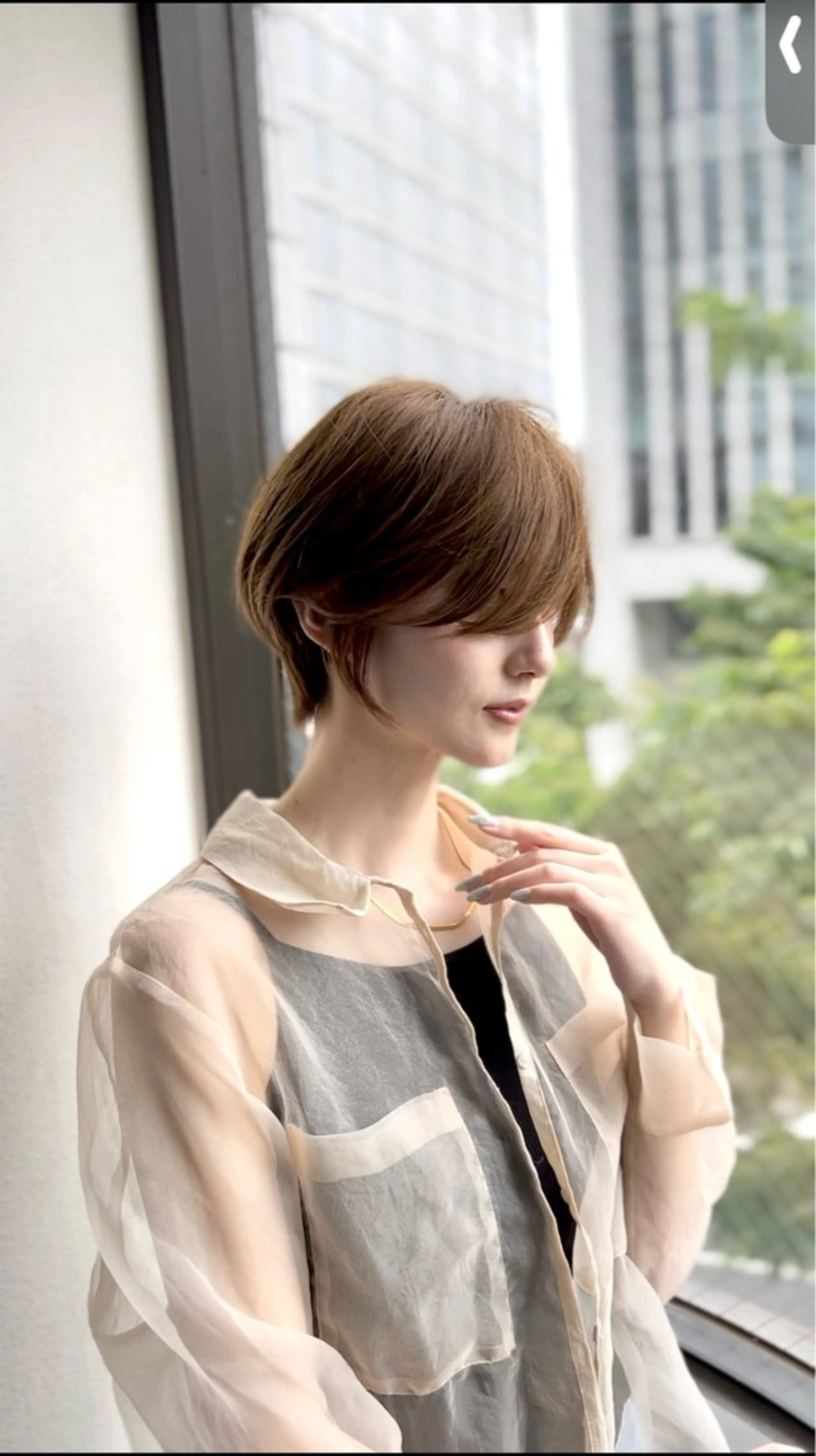 ショート カラー ショートボブ ボブ ショートヘア ヘアカラー トリートメント 表参道【髪質改善】 宮嶋勇太のヘアスタイル