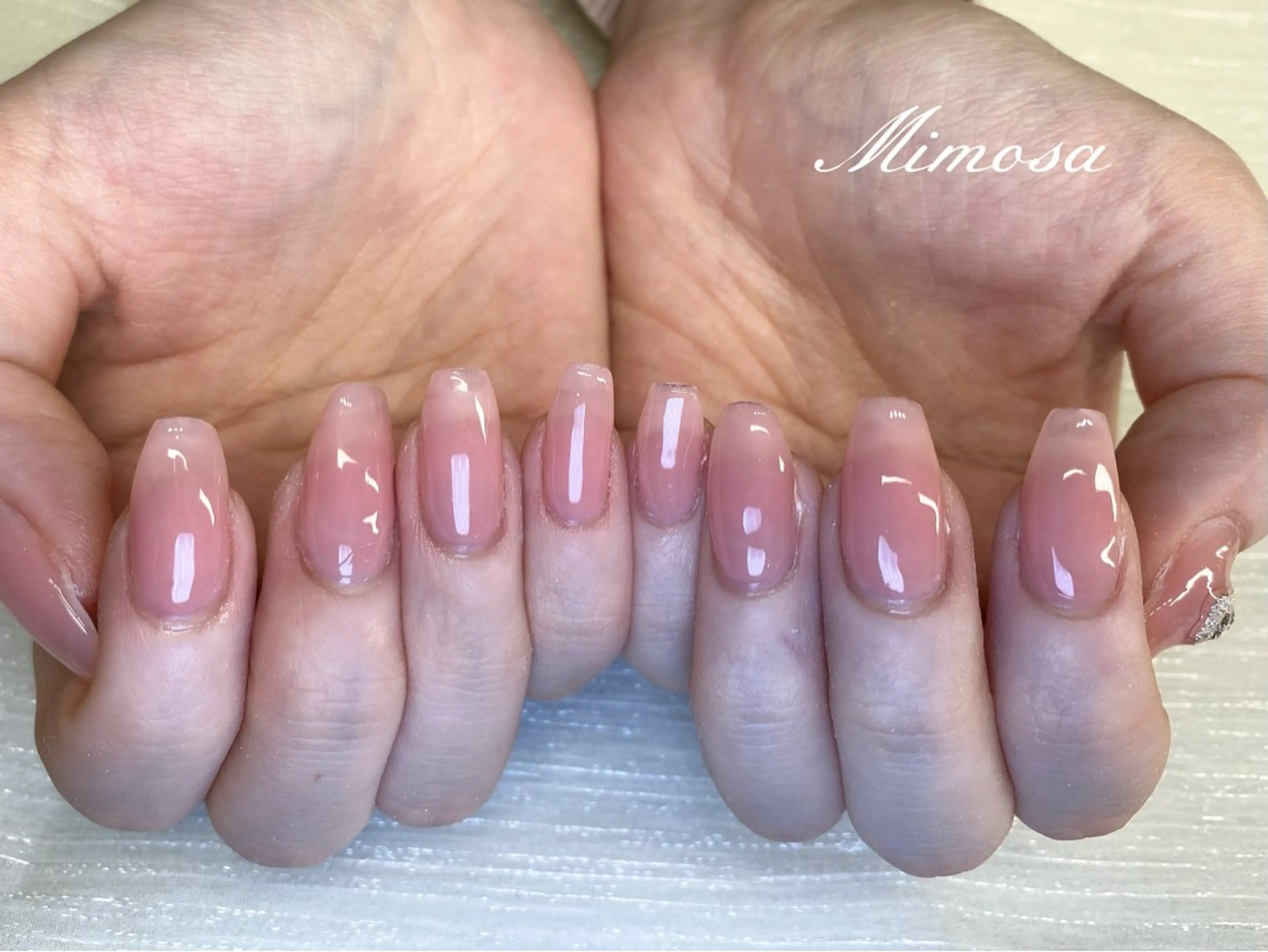 ネイル ハンドネイル 💛Mimosa💛 吉祥寺のネイルデザイン