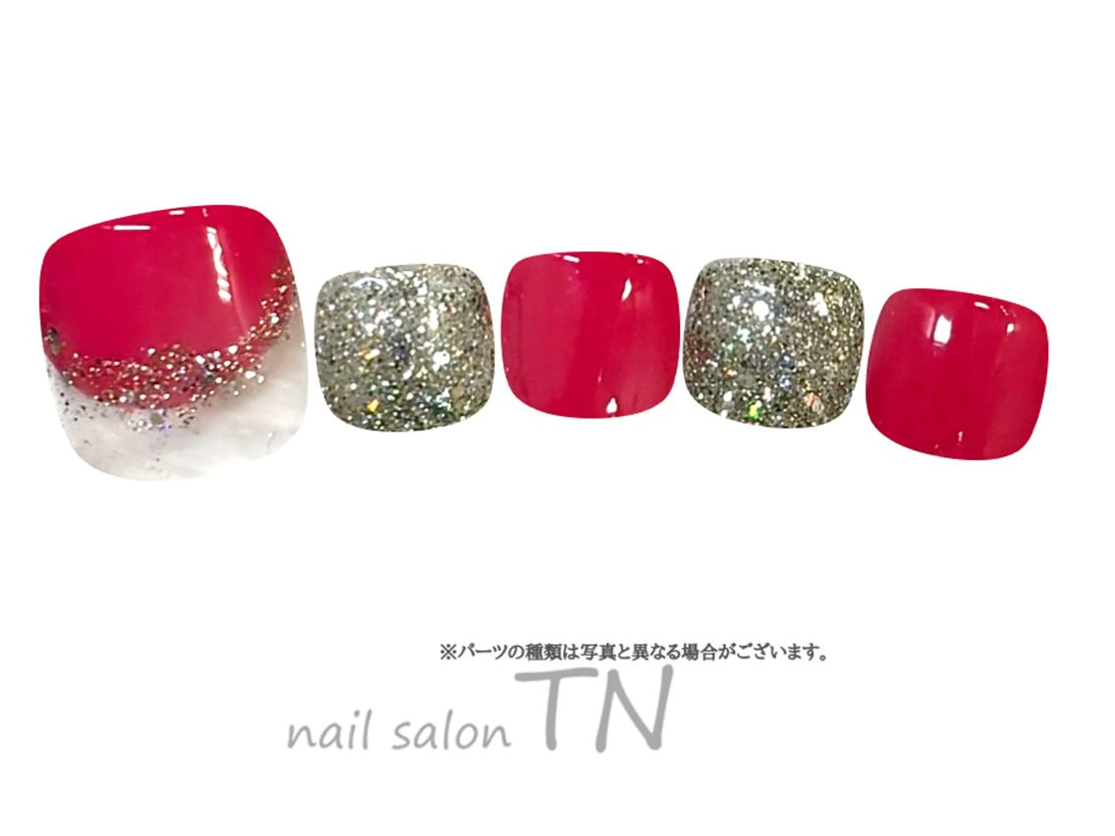 ネイル フットネイル 矢川 まどかのネイルデザイン