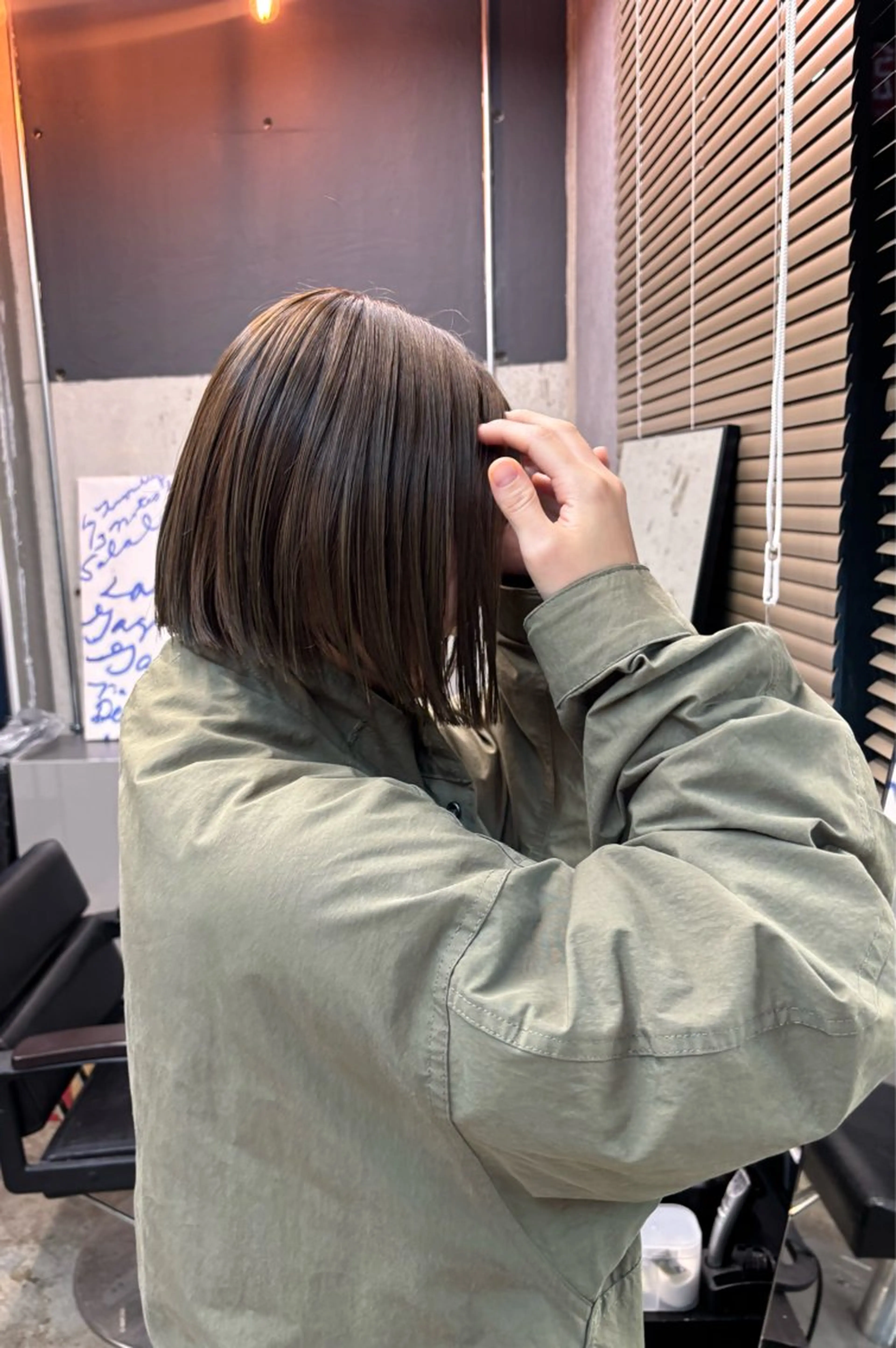 ショート 切りっぱなしボブ ボブ 博多/艶カラー Natsuのヘアスタイル