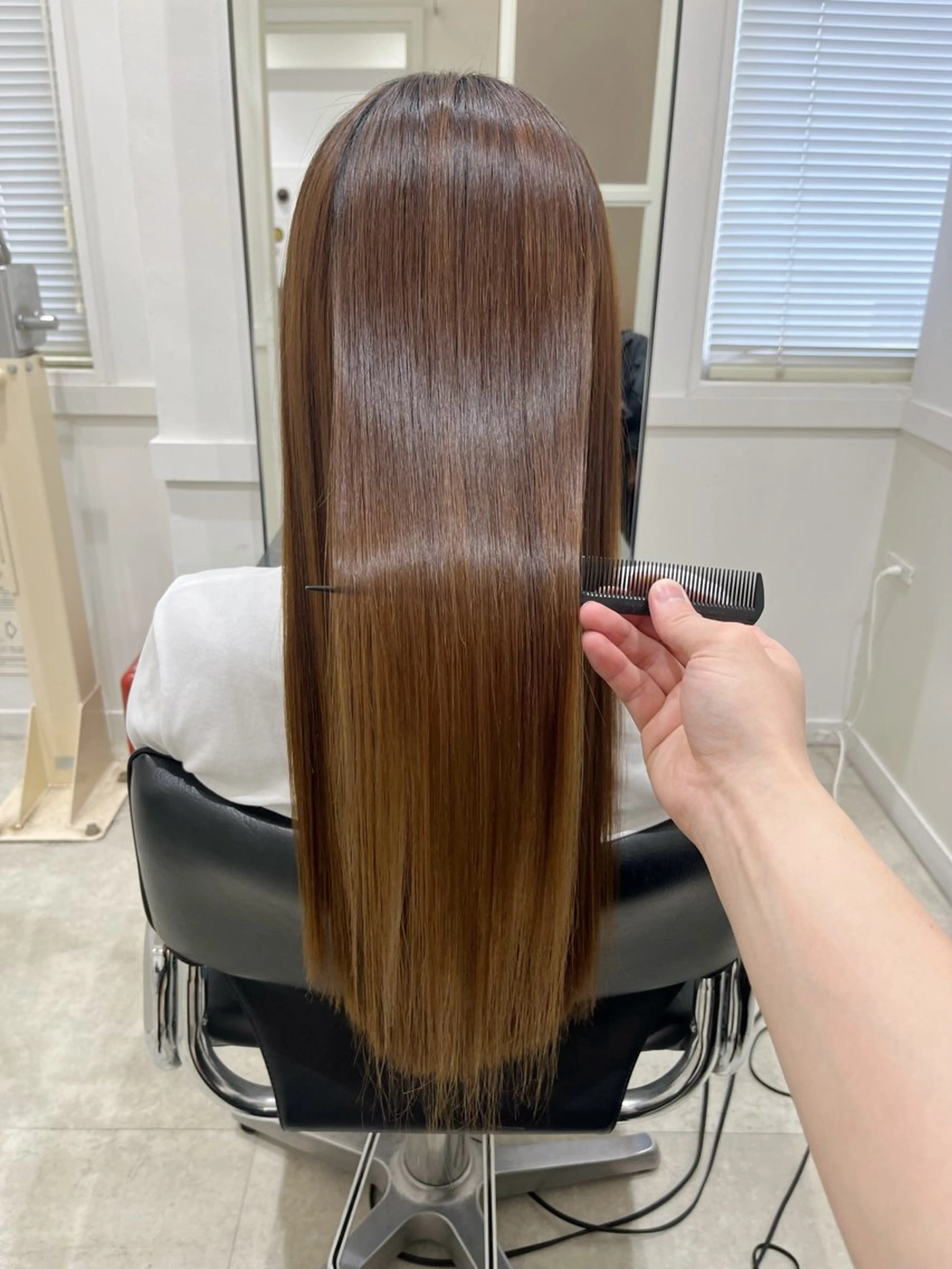 ロング 全席個室美容室 髪質改善/レイヤーのヘアスタイル