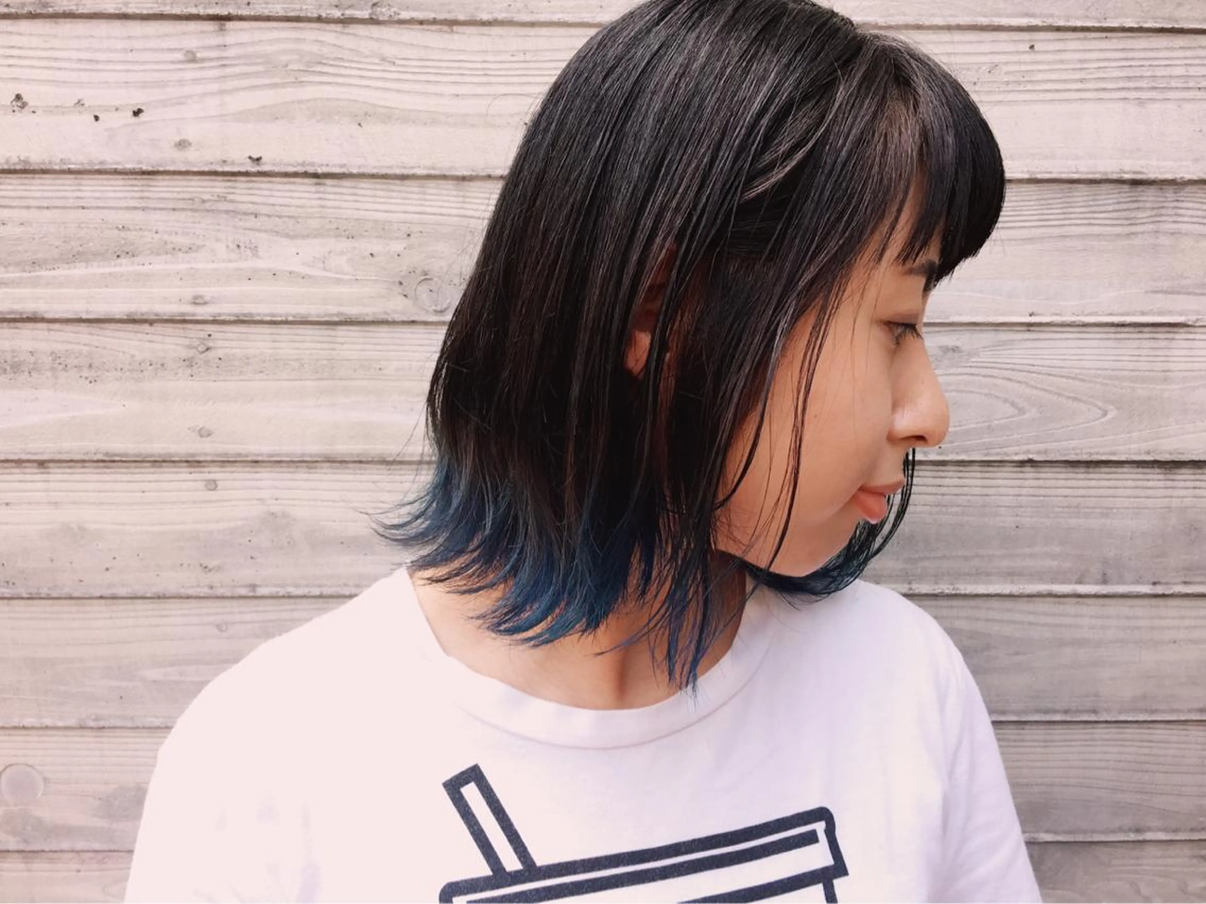 ミディアム カラー ヘアアレンジ ブリーチ デザインカラー rico_by ヘアとアイブロウの眉毛・アイブロウイメージ