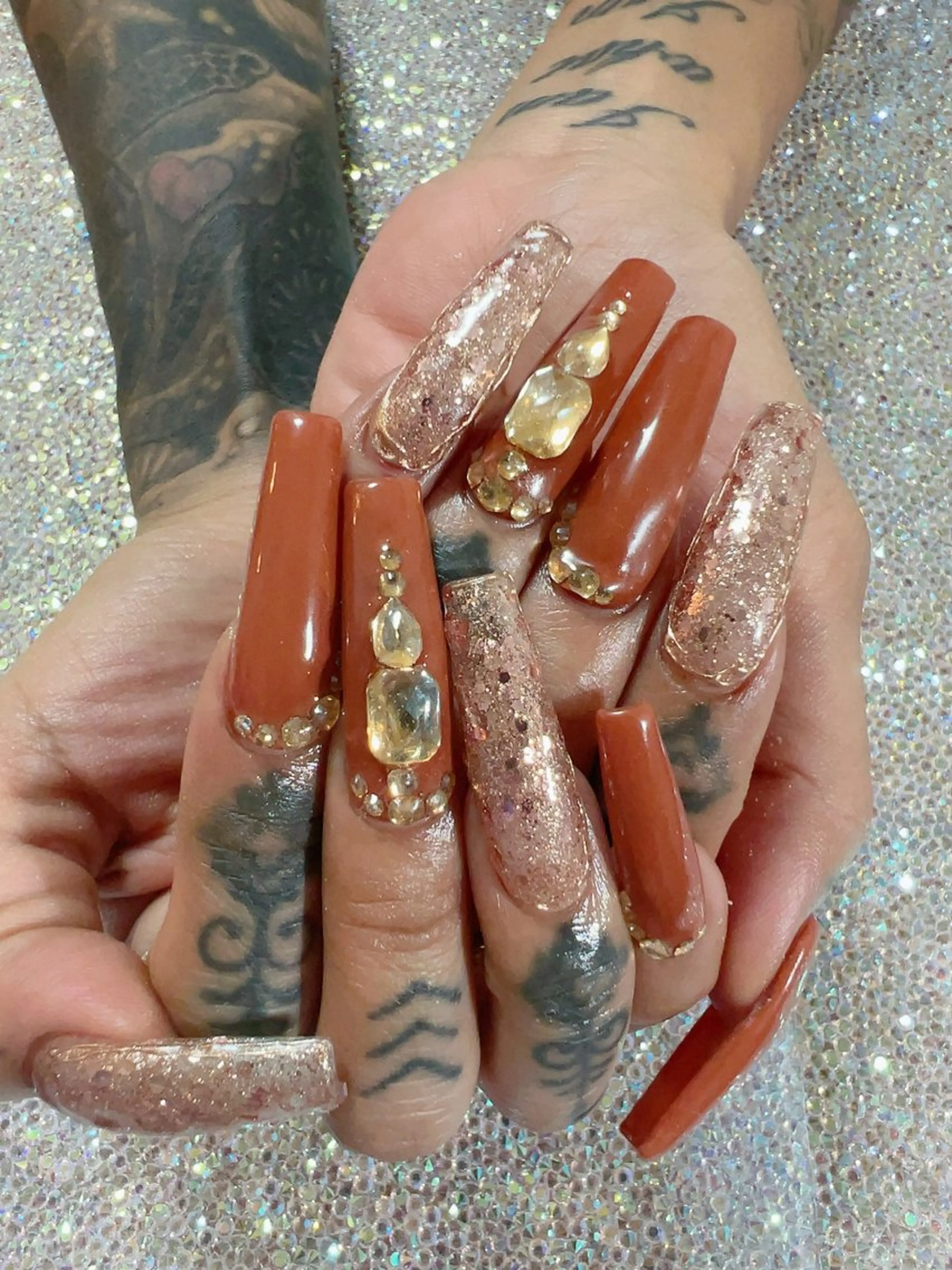 ネイル Koa woodのネイルデザイン