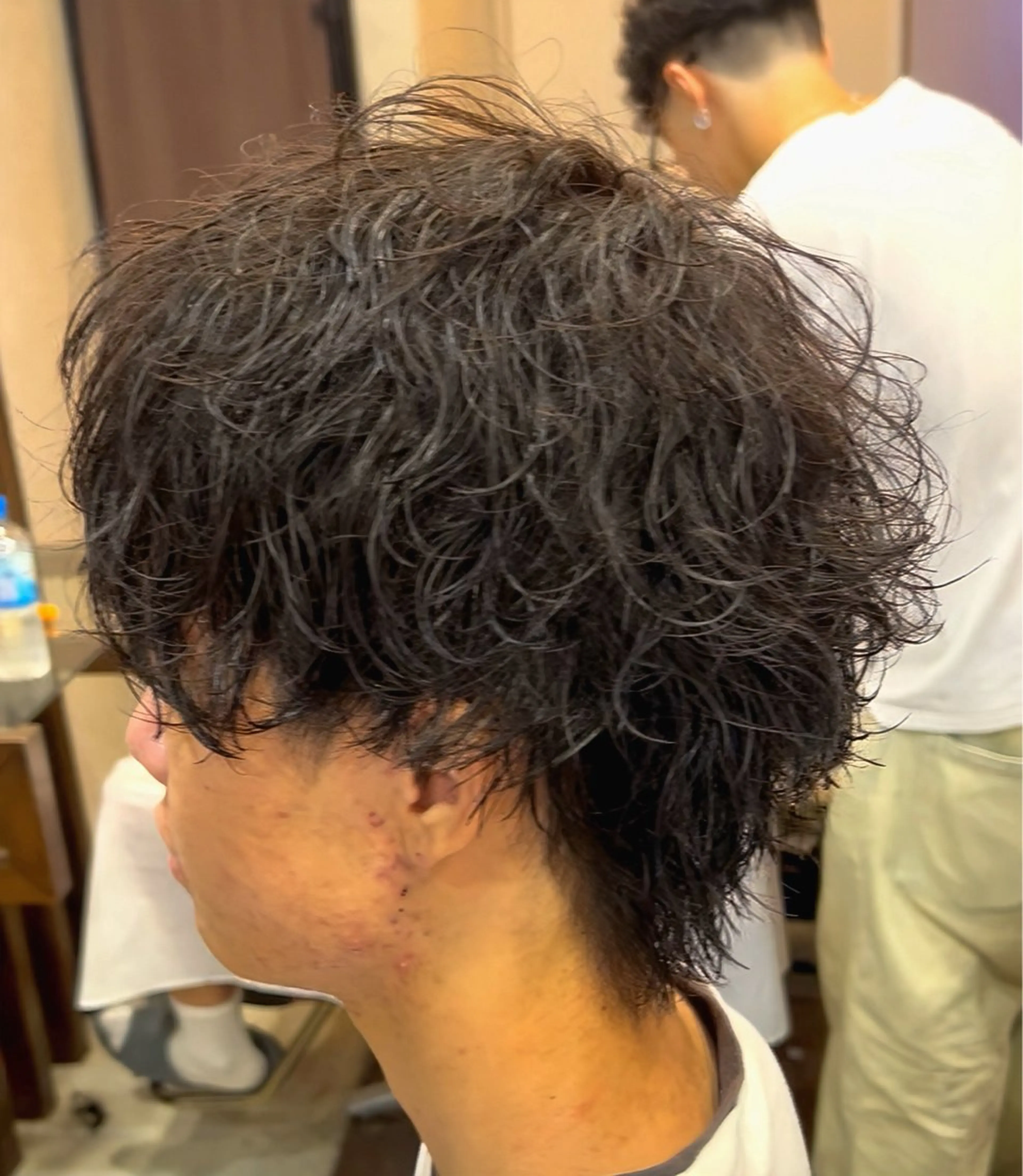 ショート メンズ 波巻きパーマ 【メンズ特化】 りょうま🔥のヘアスタイル