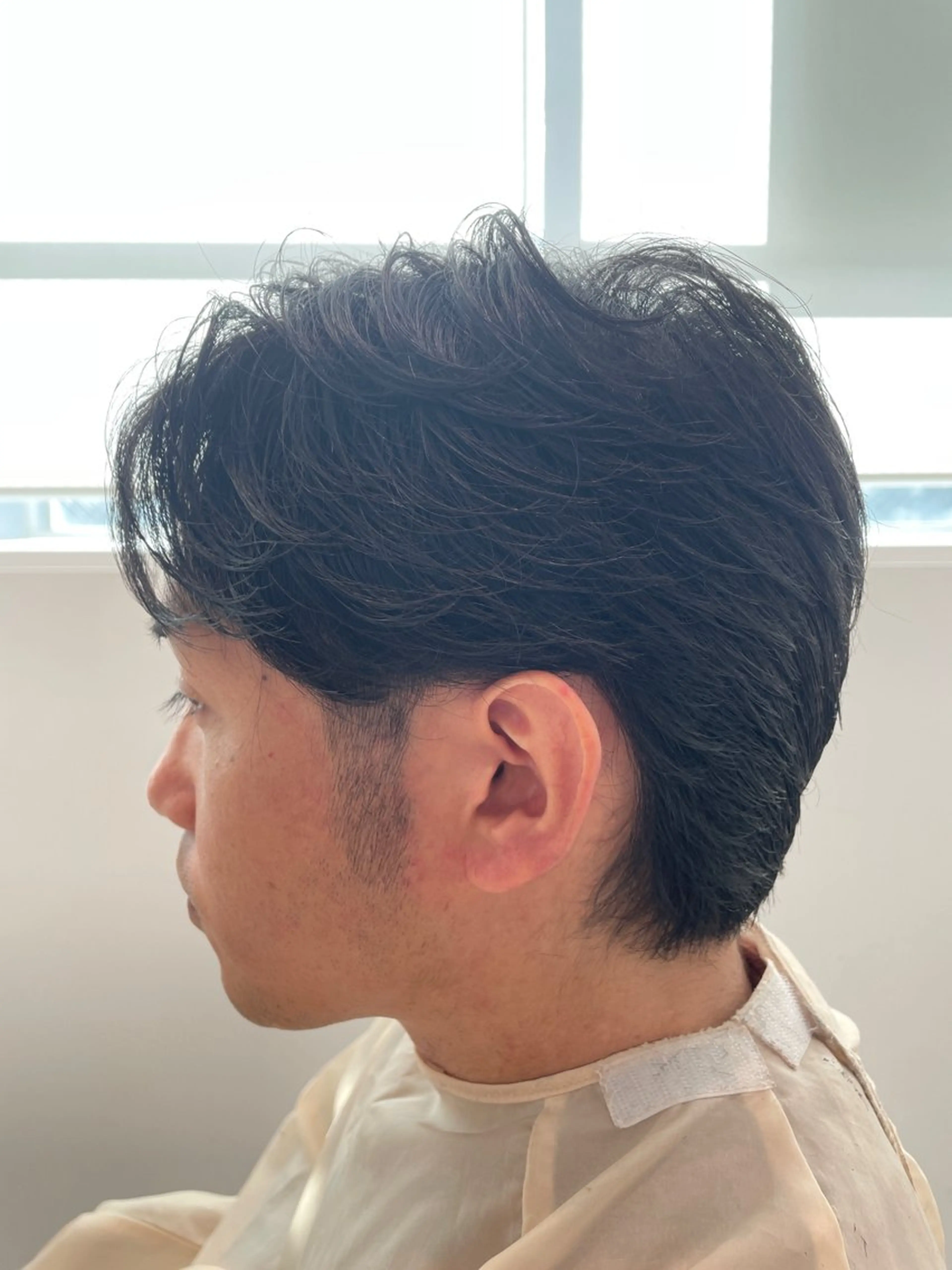 メンズ カット トリートメント 女性モデル募集中‼️ メンズパーマ片岡優介のヘアスタイル