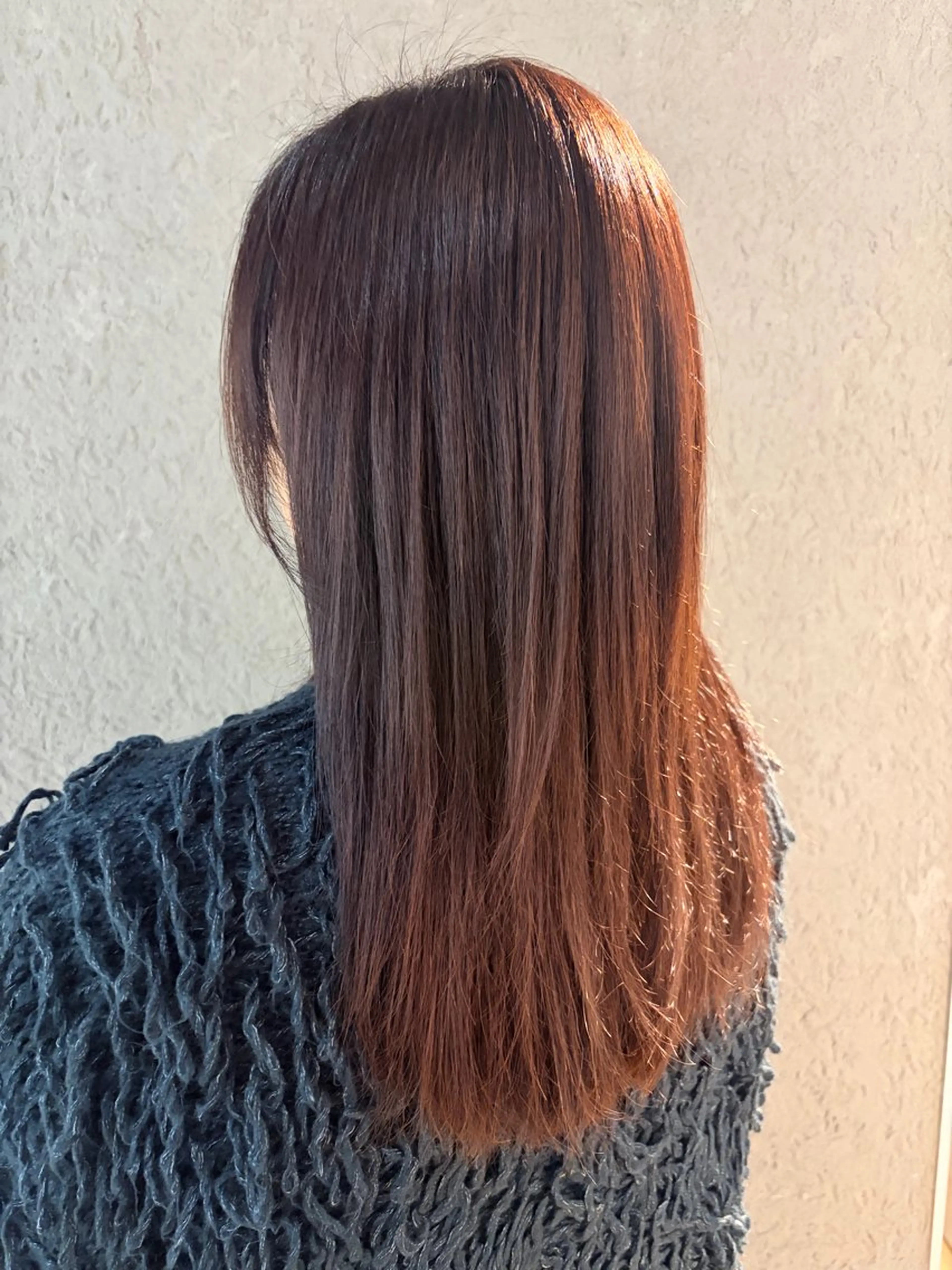 ロング ヘアカラー ヘッドスパ ヘアセット Heart box 仲嶺　瑠輝のヘアスタイル