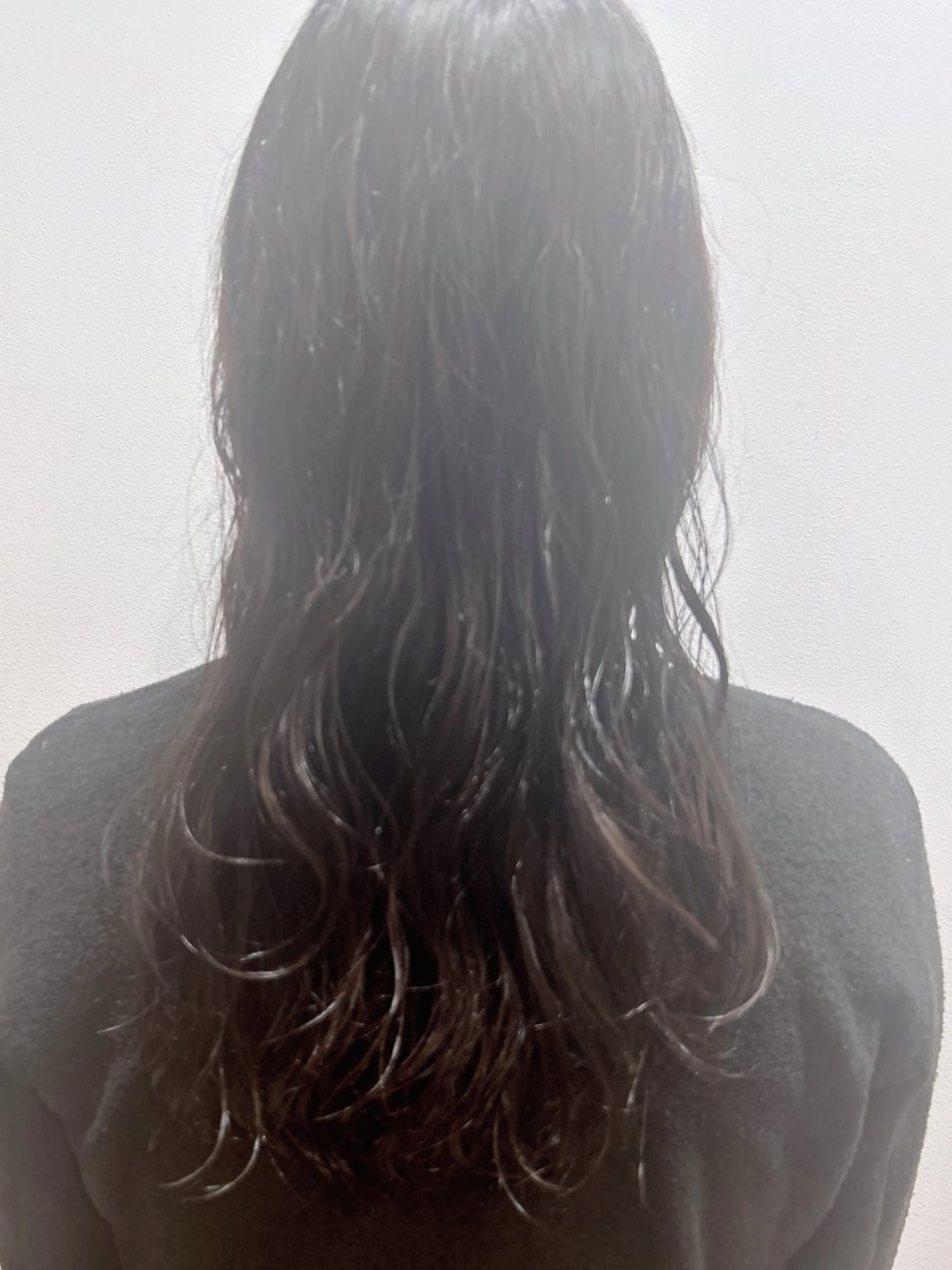 カット+似合せパーマ（剪发+烫发）の写真