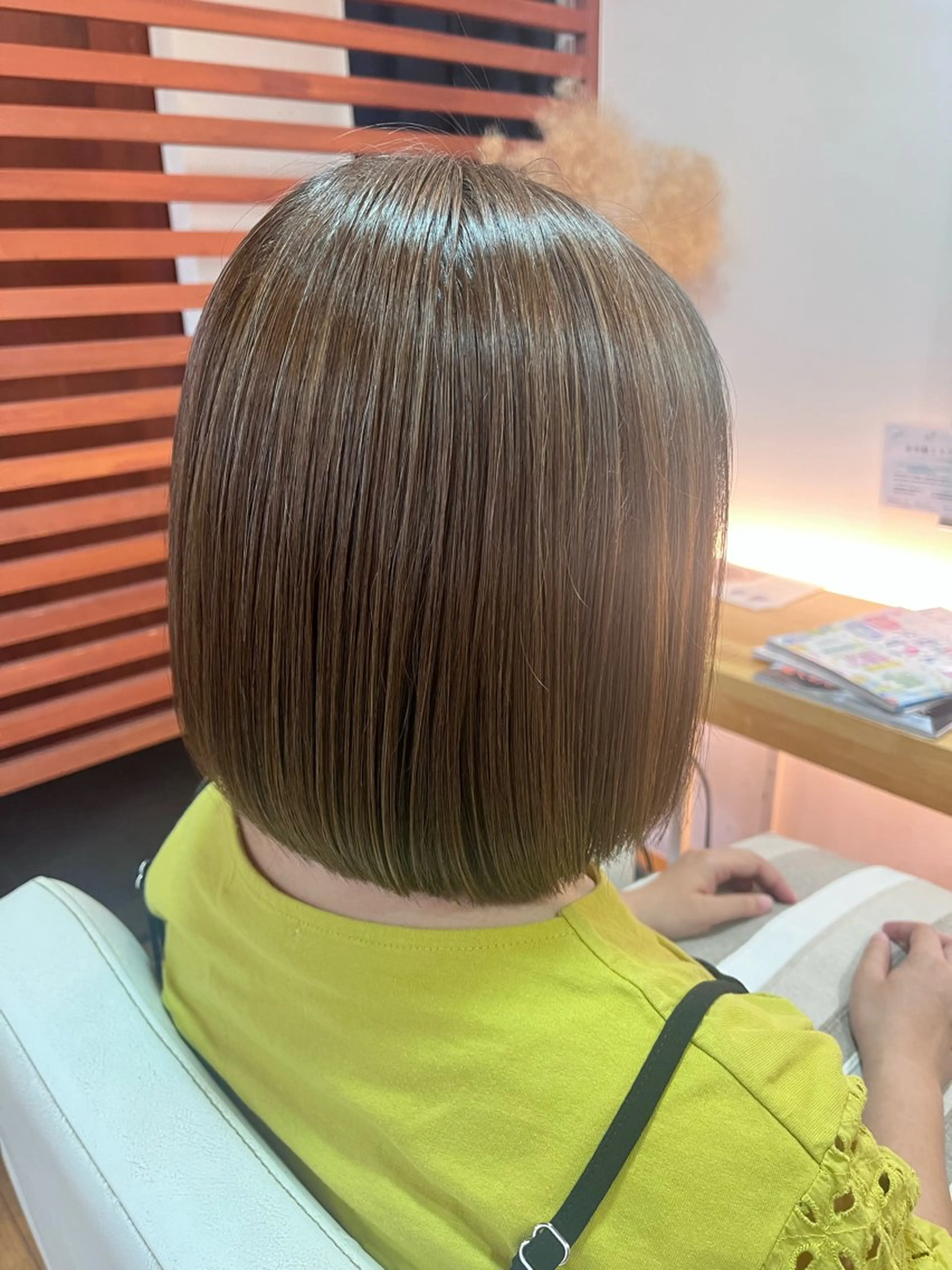 ミディアム ボブ ハイライト Rina.💎🫧 小松里奈のヘアスタイル