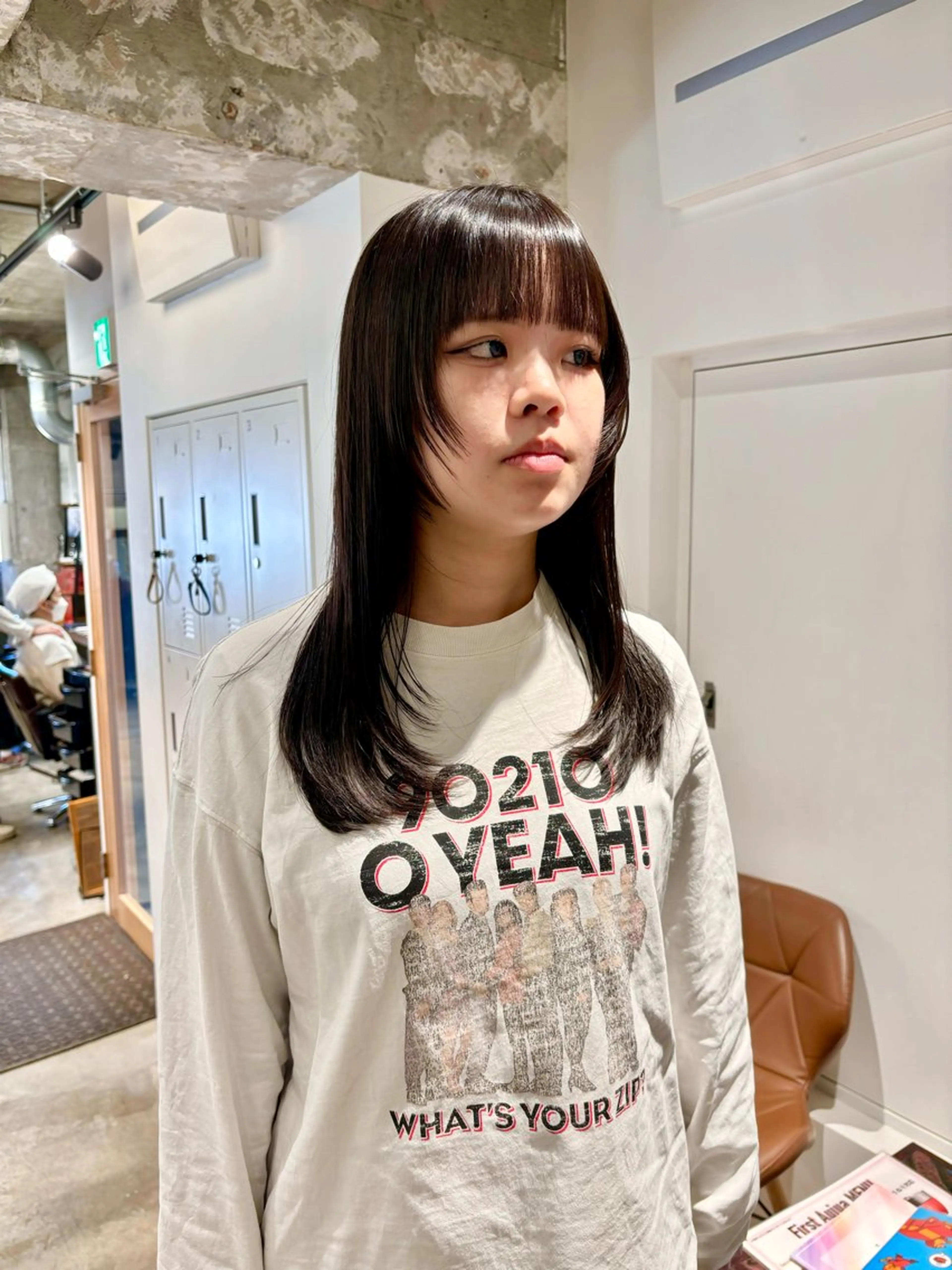 セミロング レディースモデル カット/中川翔太のヘアスタイル