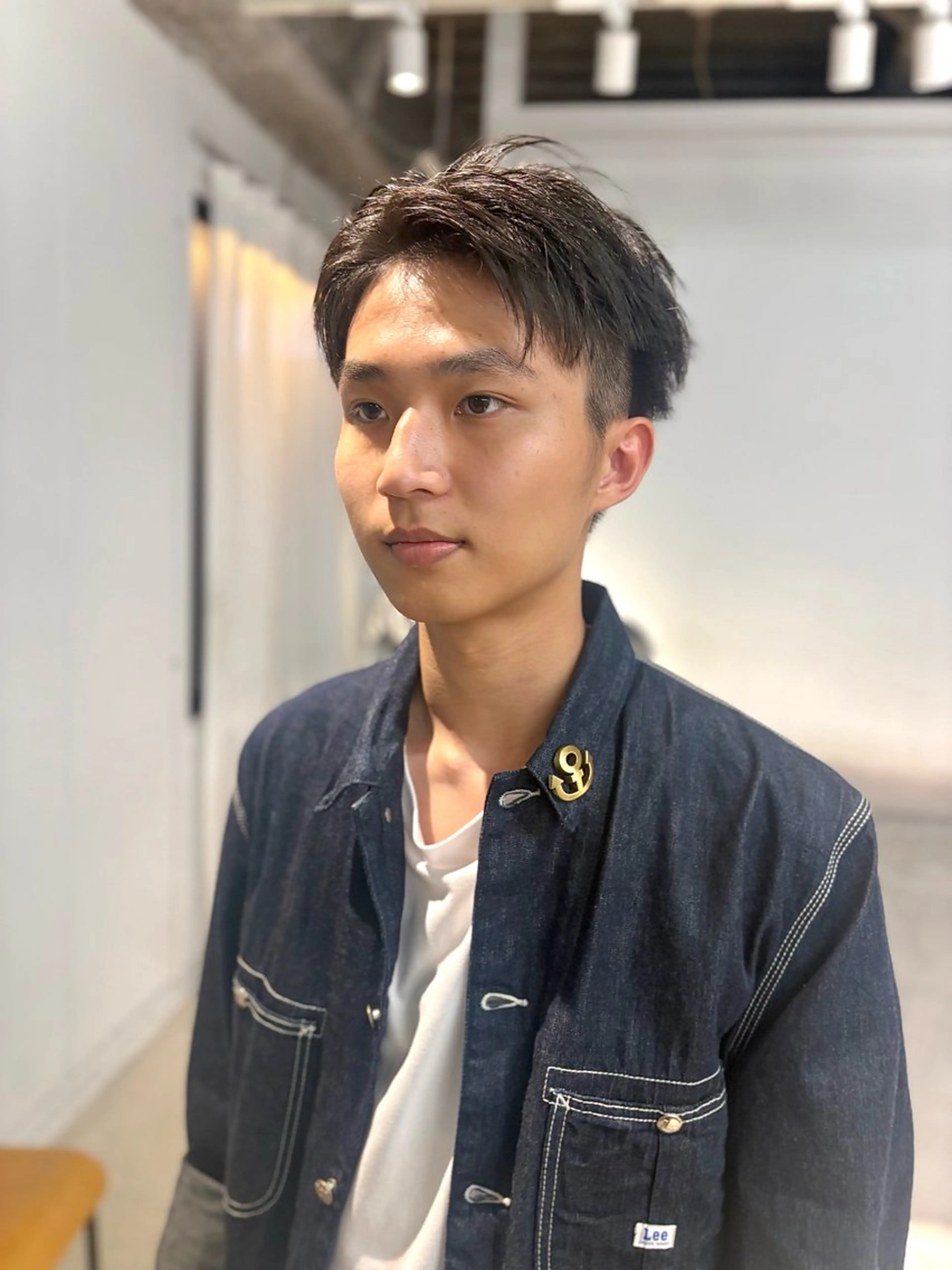 ショート メンズ there_ Issaのヘアスタイル