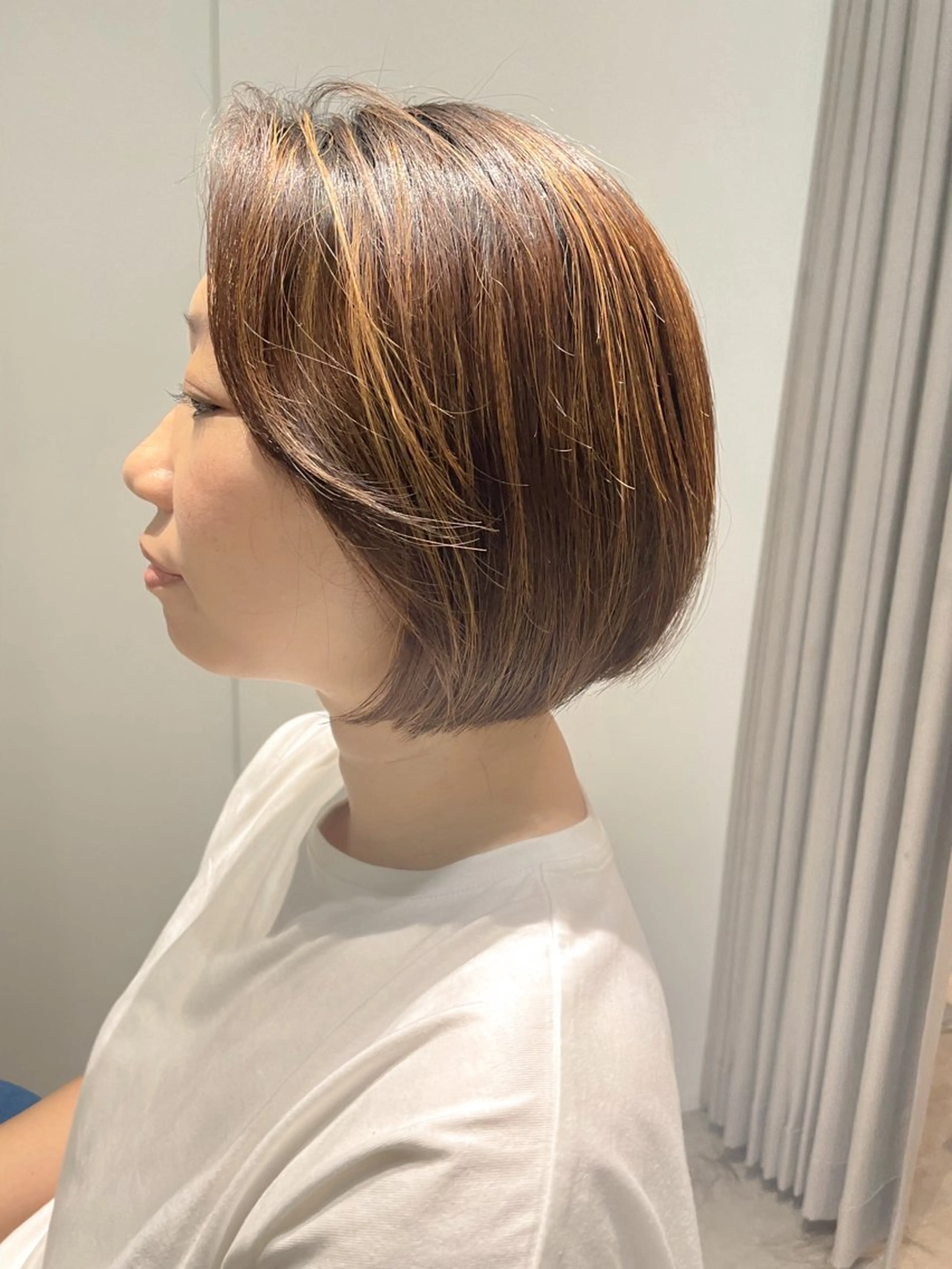 ショート ボブ くびれミディアム/似 合わせ/鎌倉/edAのヘアスタイル