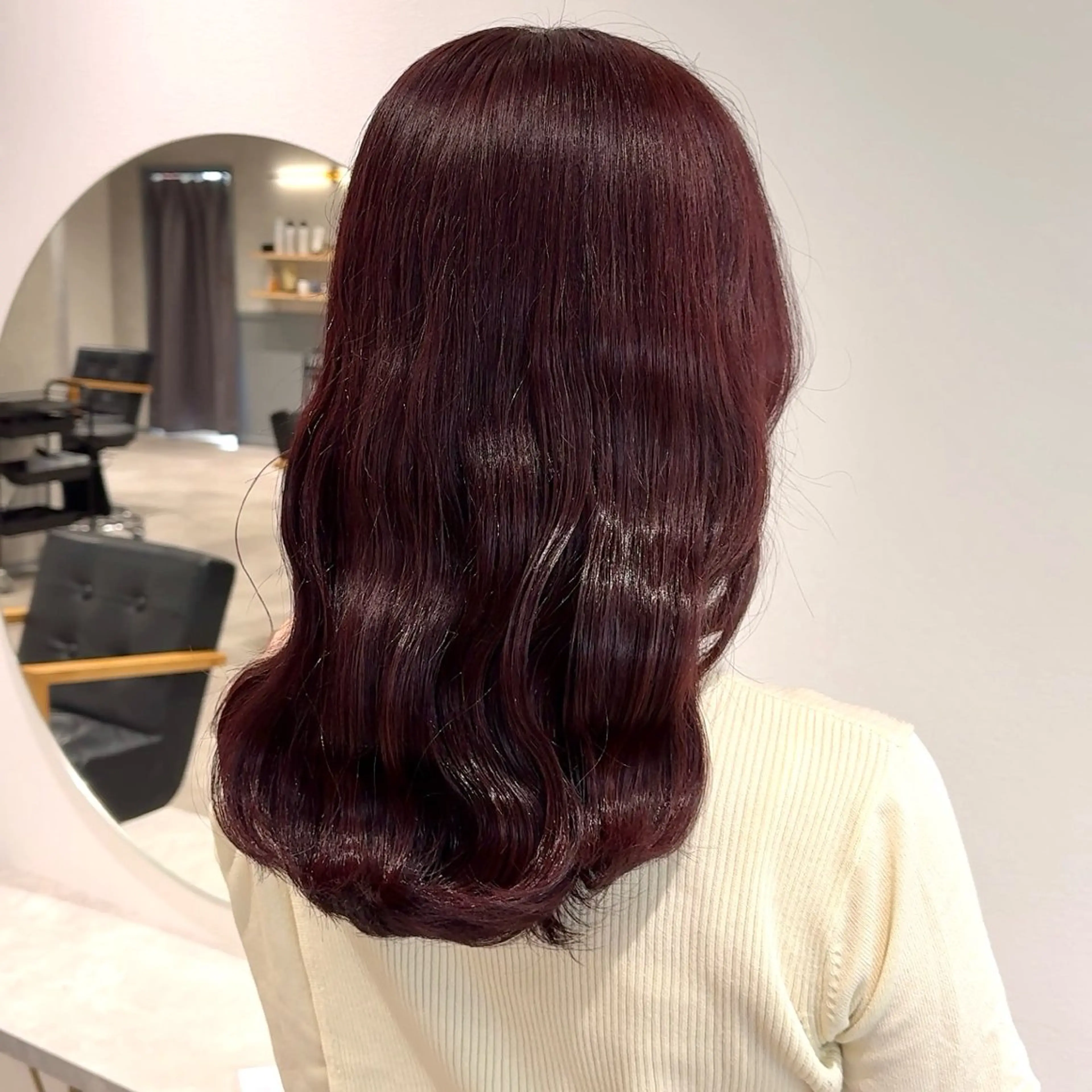 ミディアム カラー ブリーチ ダブルカラー ブリーチなしカラー ピンクカラー ヘアカラー 🧚🏻momo 🧚🏻【下北沢】のヘアスタイル