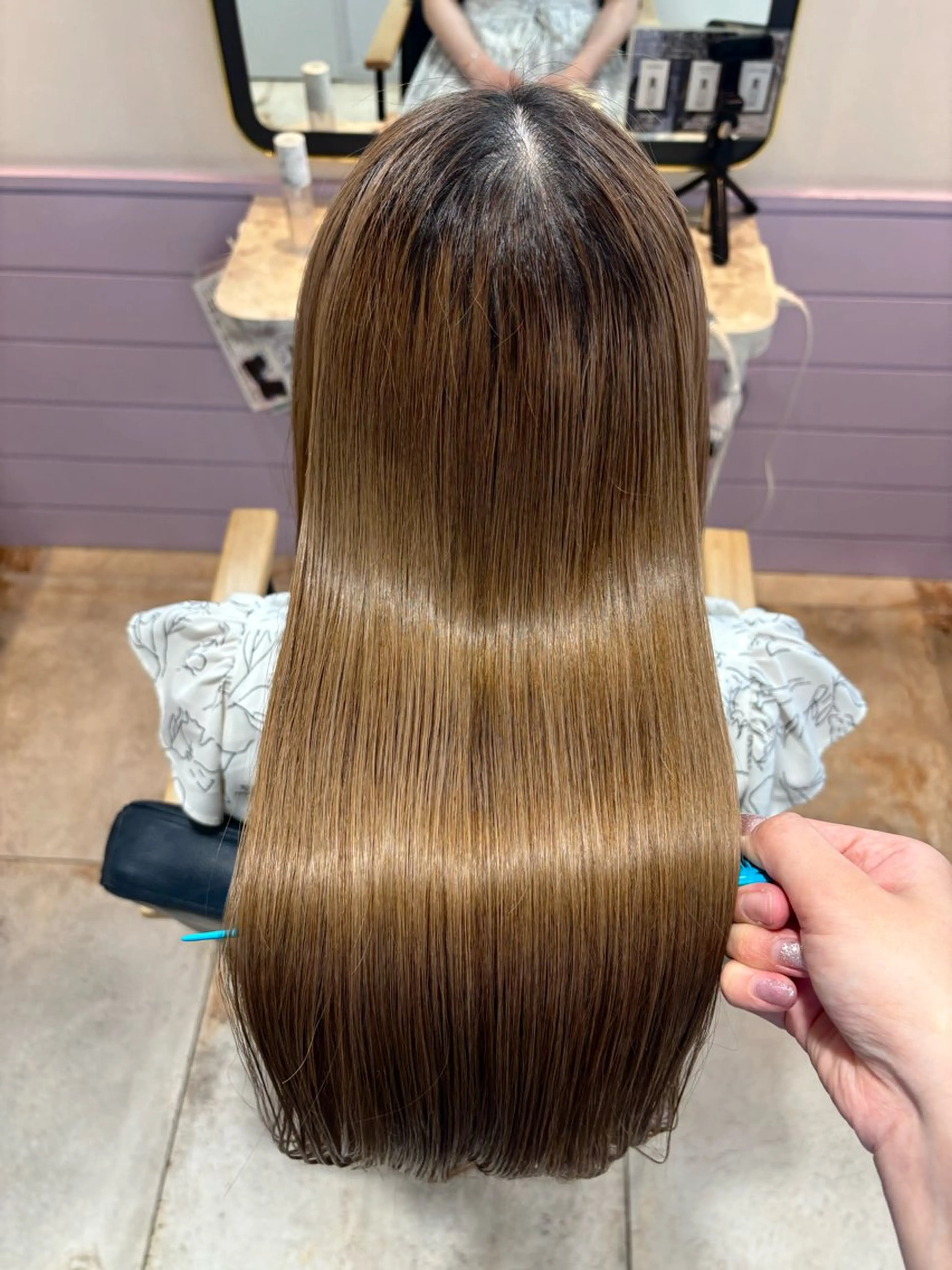 ロング トリートメント 松永 瑠奈のヘアスタイル