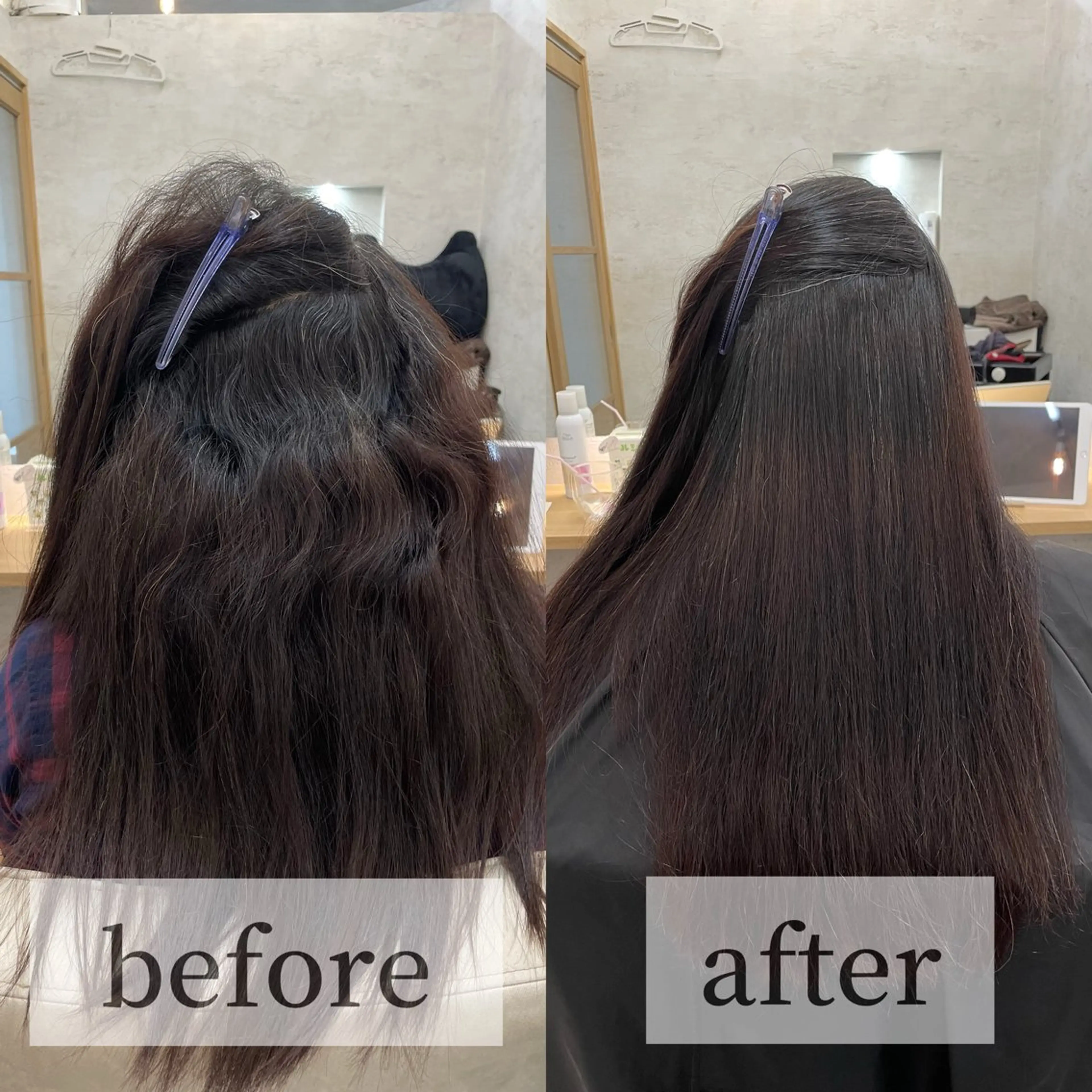 ロング パーマ 縮毛矯正 トリートメント 高橋 芽衣のヘアスタイル