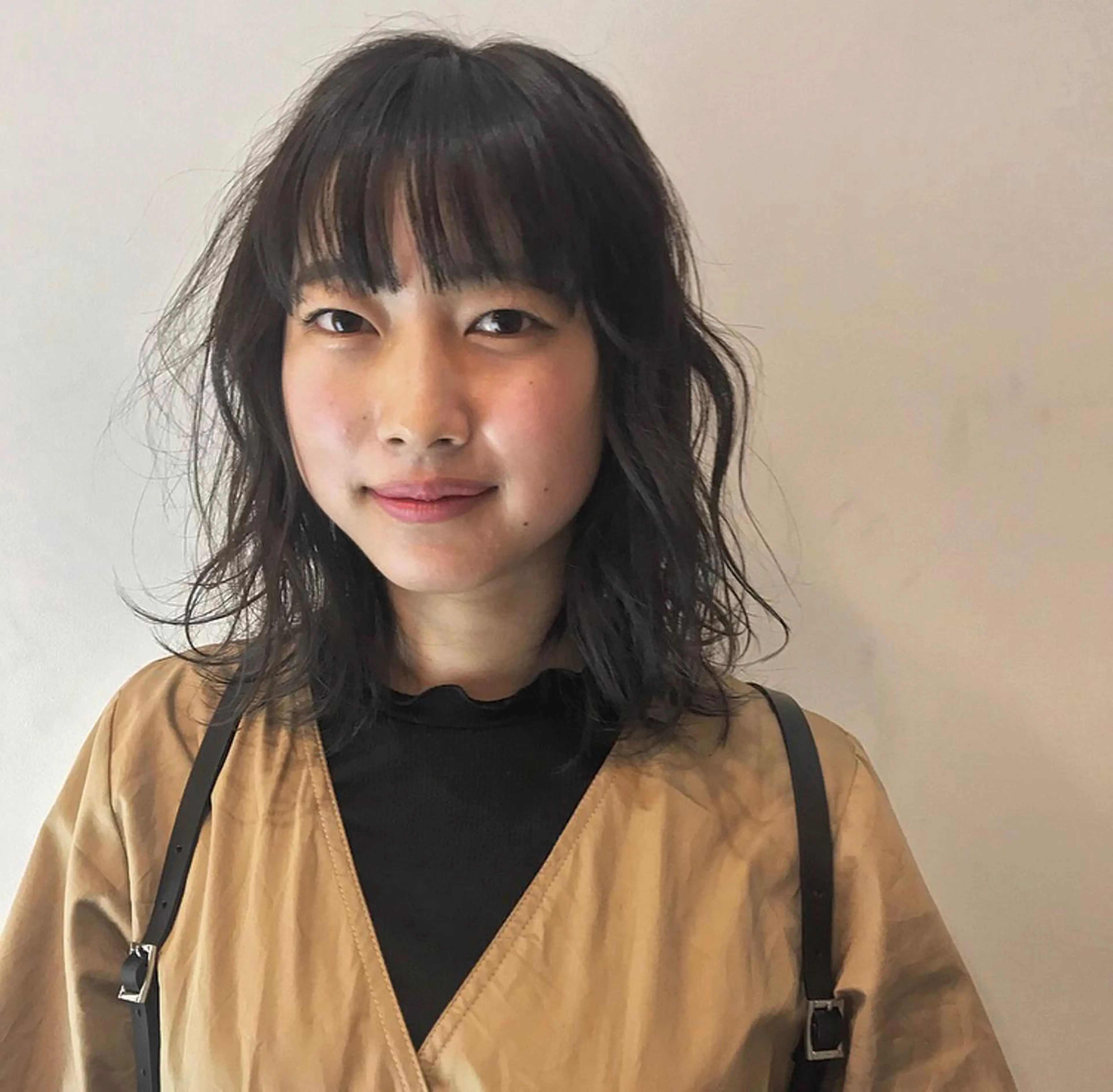 ミディアム カラー 似合わせカットカラー ♡佐藤捺美のヘアスタイル