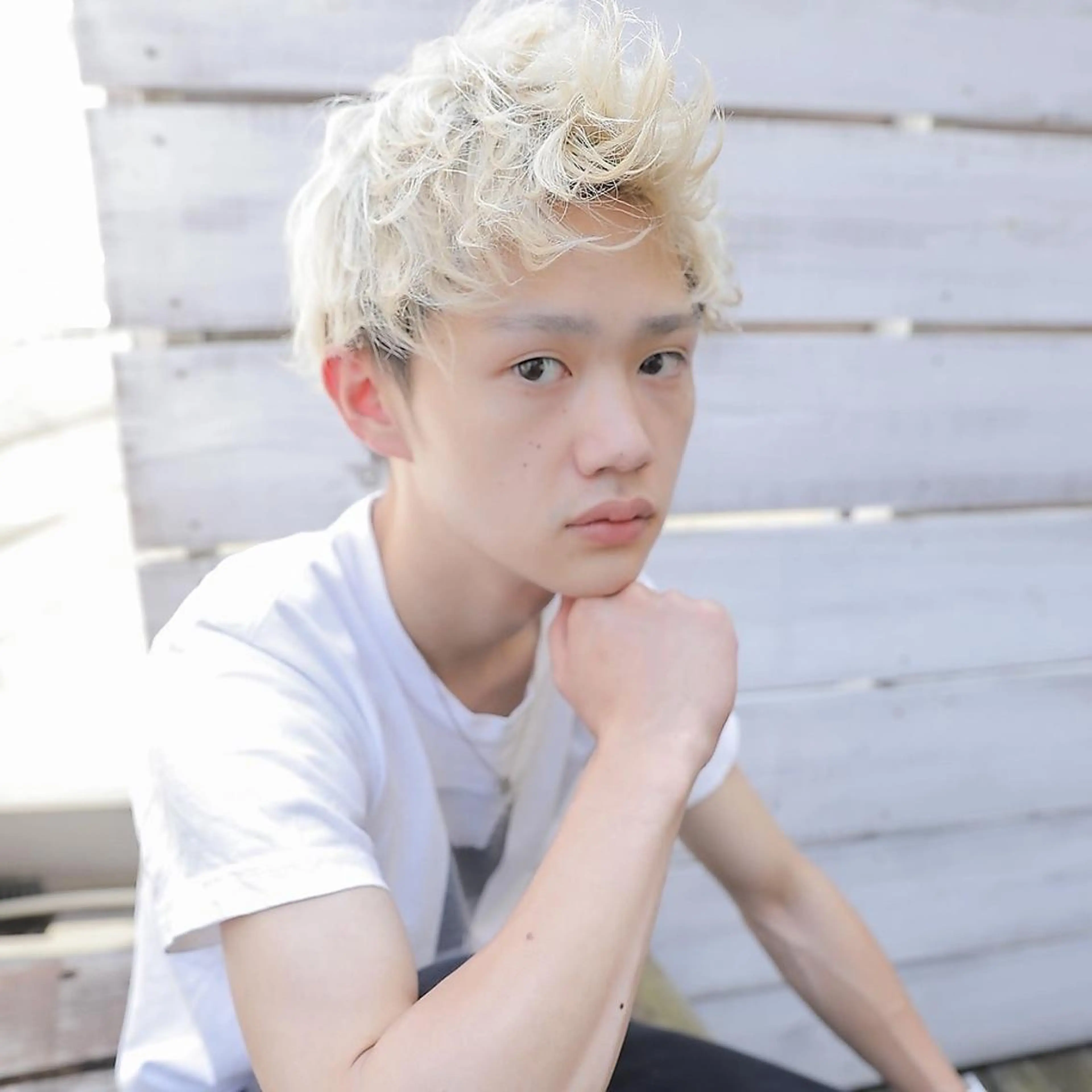 メンズ カラー カット ヘアカラー LUXBE GALLERYのヘアスタイル