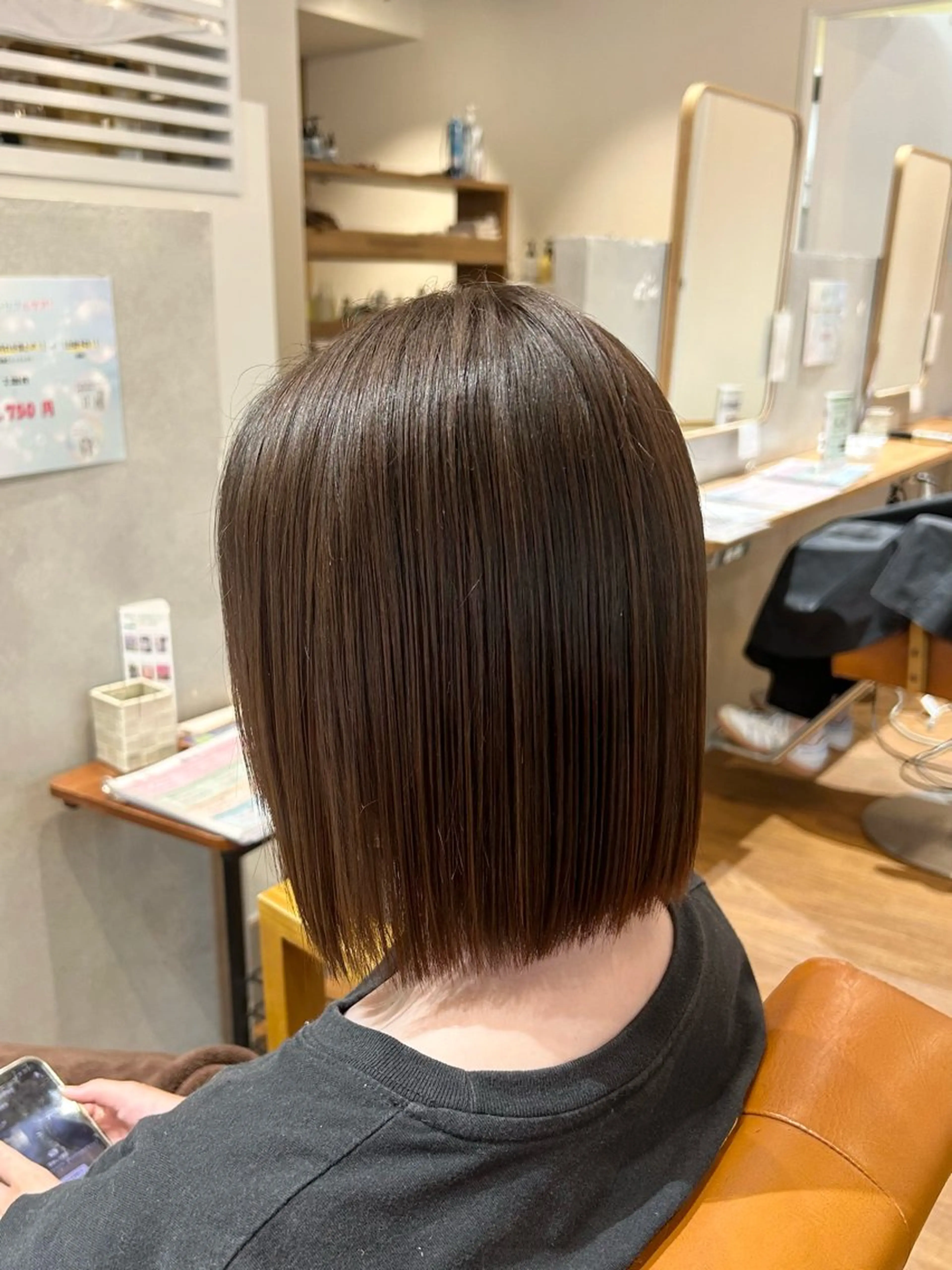 ミディアム ボブ カット 櫻井 優希のヘアスタイル