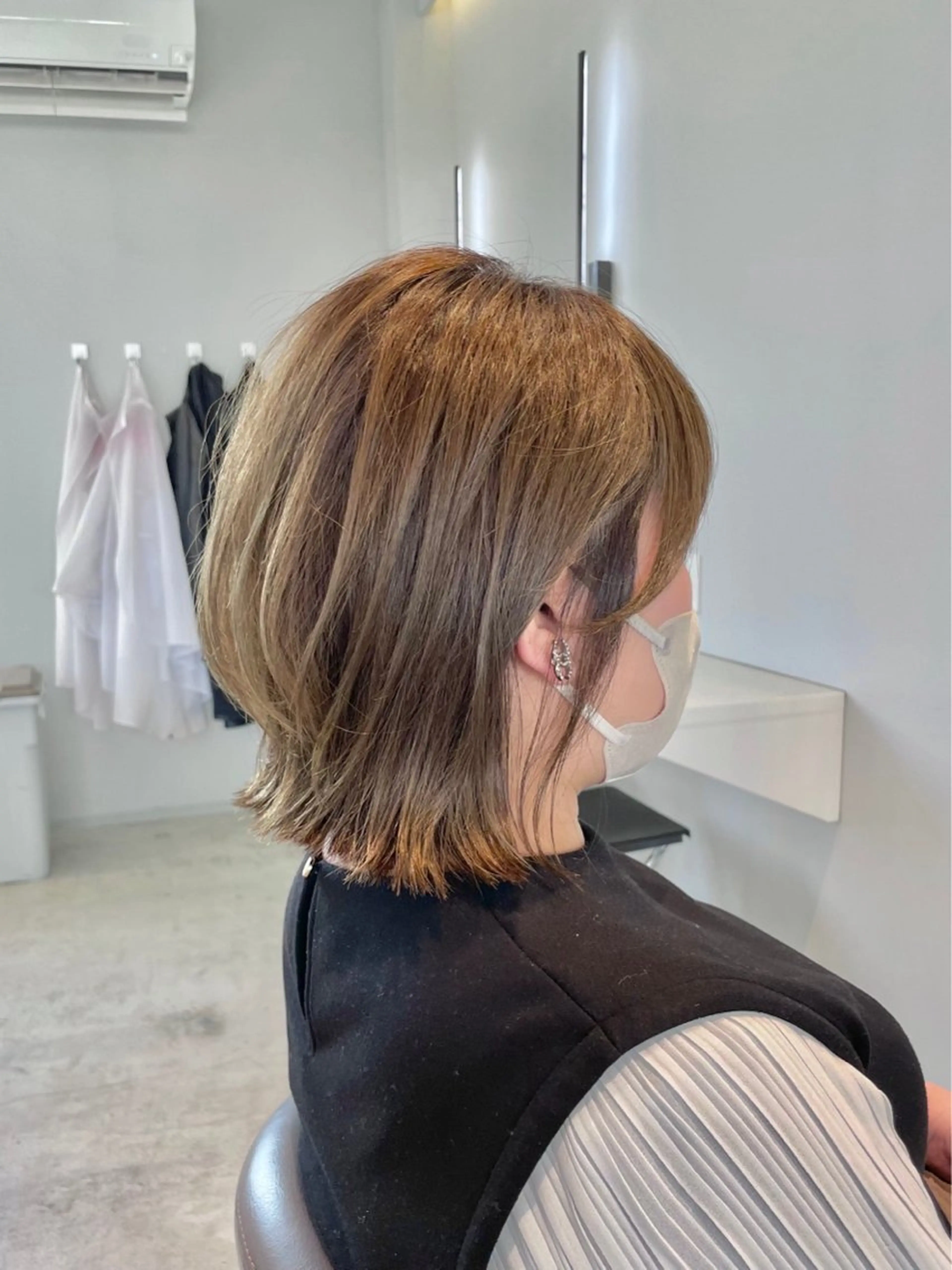ミディアム カラー ヘアカラー トリートメント OCHIAI KEISUKEのヘアスタイル