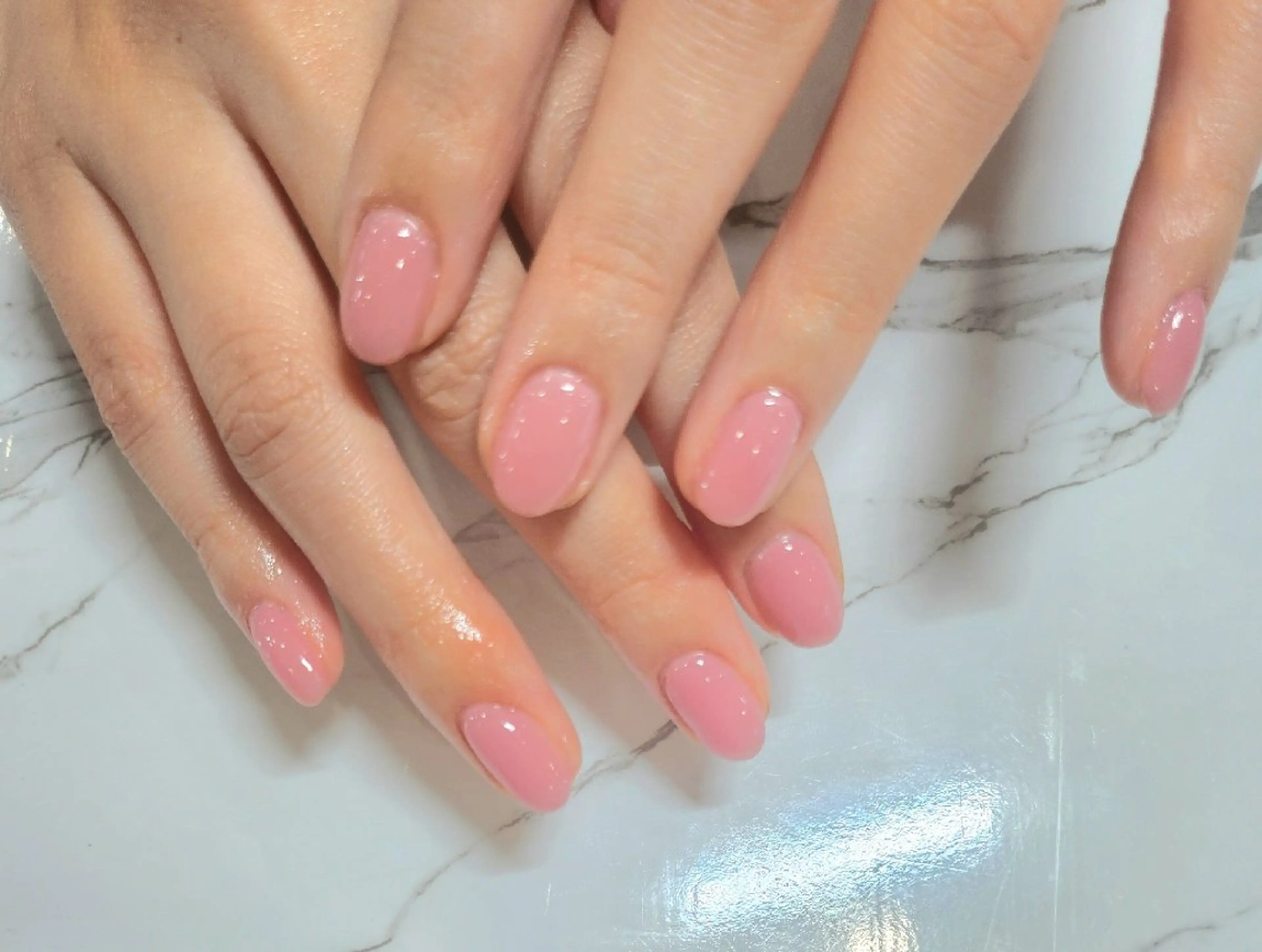 ネイル ワンカラーネイル MINON☆ Alet salonのネイルデザイン
