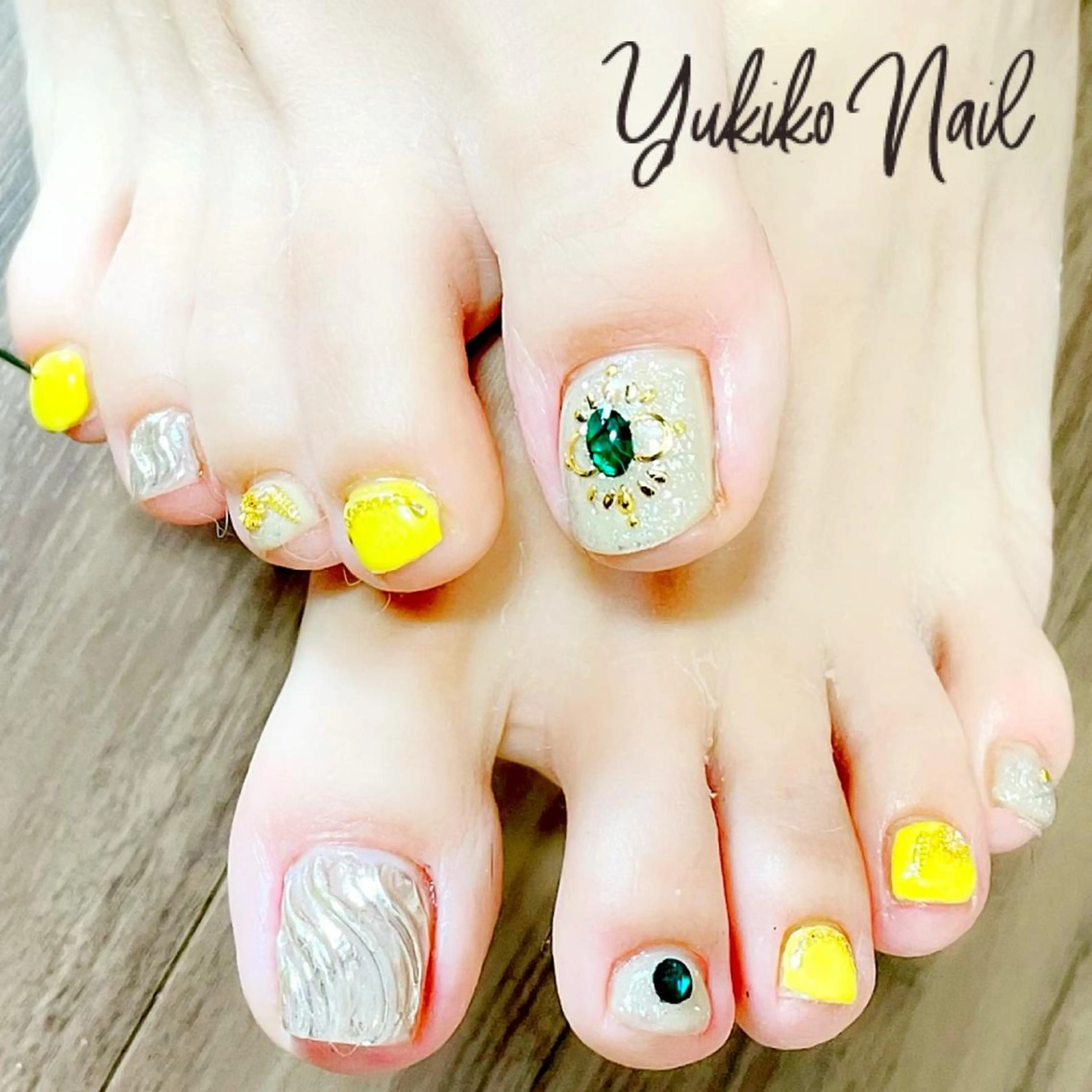 ネイル アートネイル フットネイル 持ち込み ユキコ ネイルのネイルデザイン
